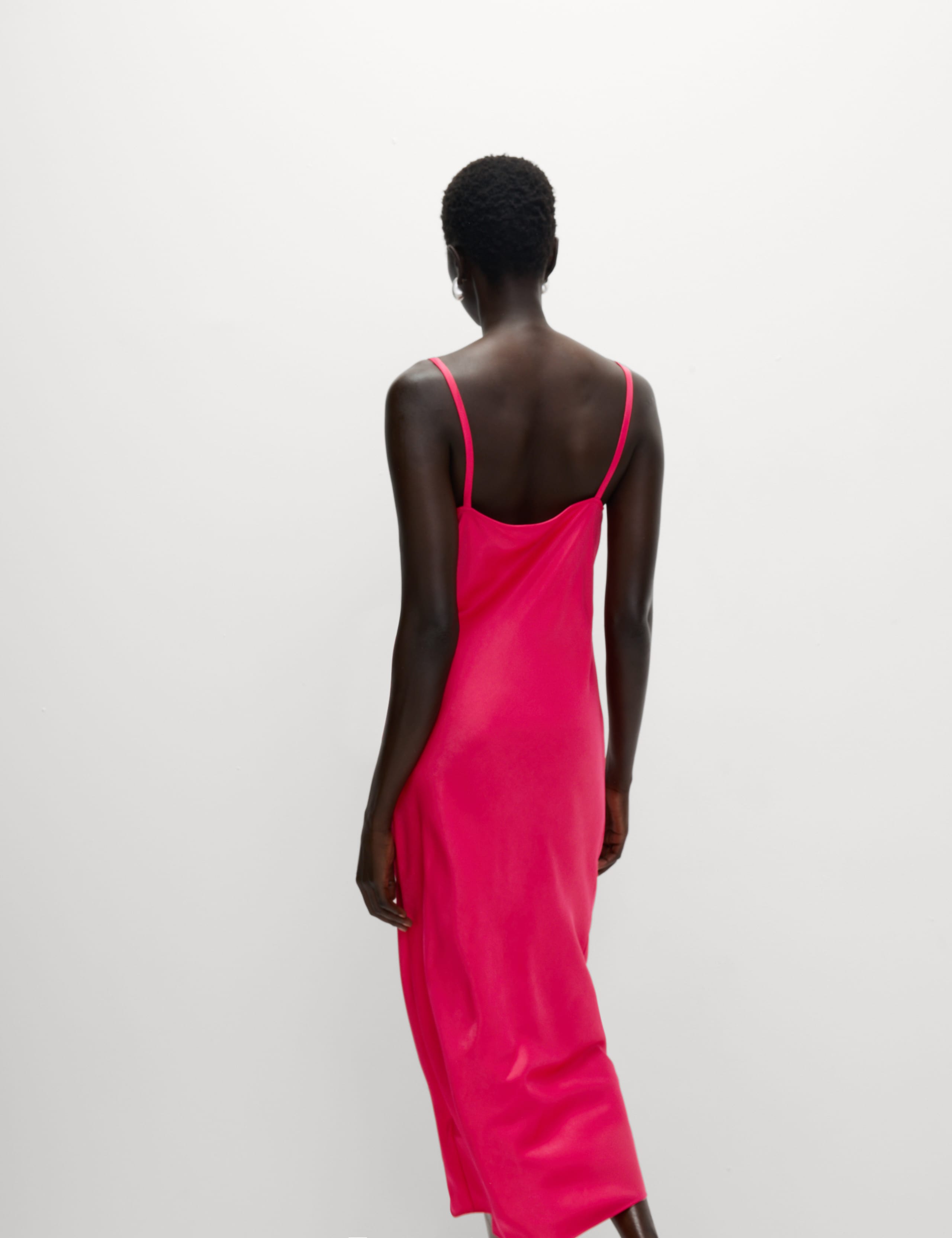 Satin Cowl Neck Midaxi Slip Dress 6 of 6