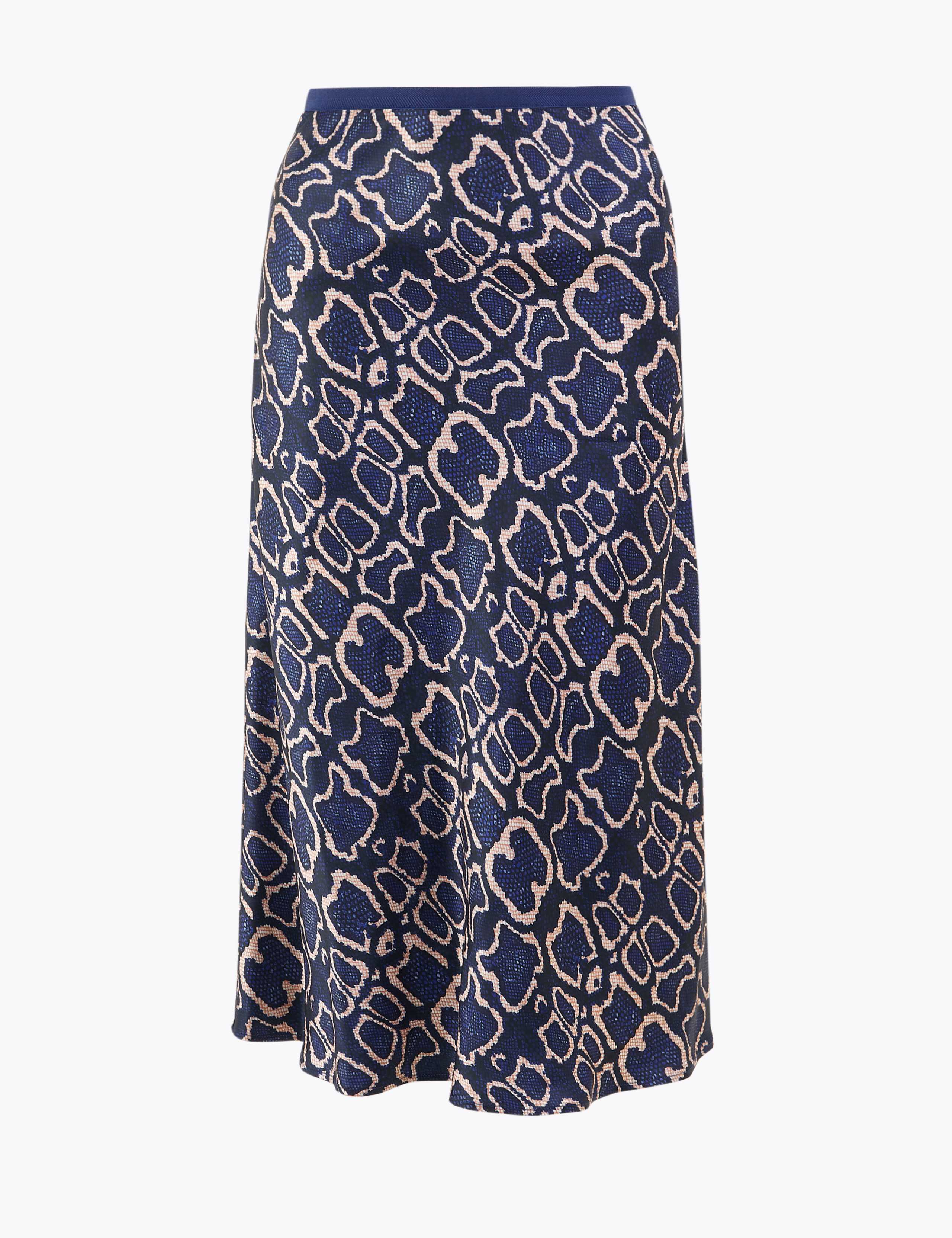 Animal Print Slip Midi Skirt 2 of 5