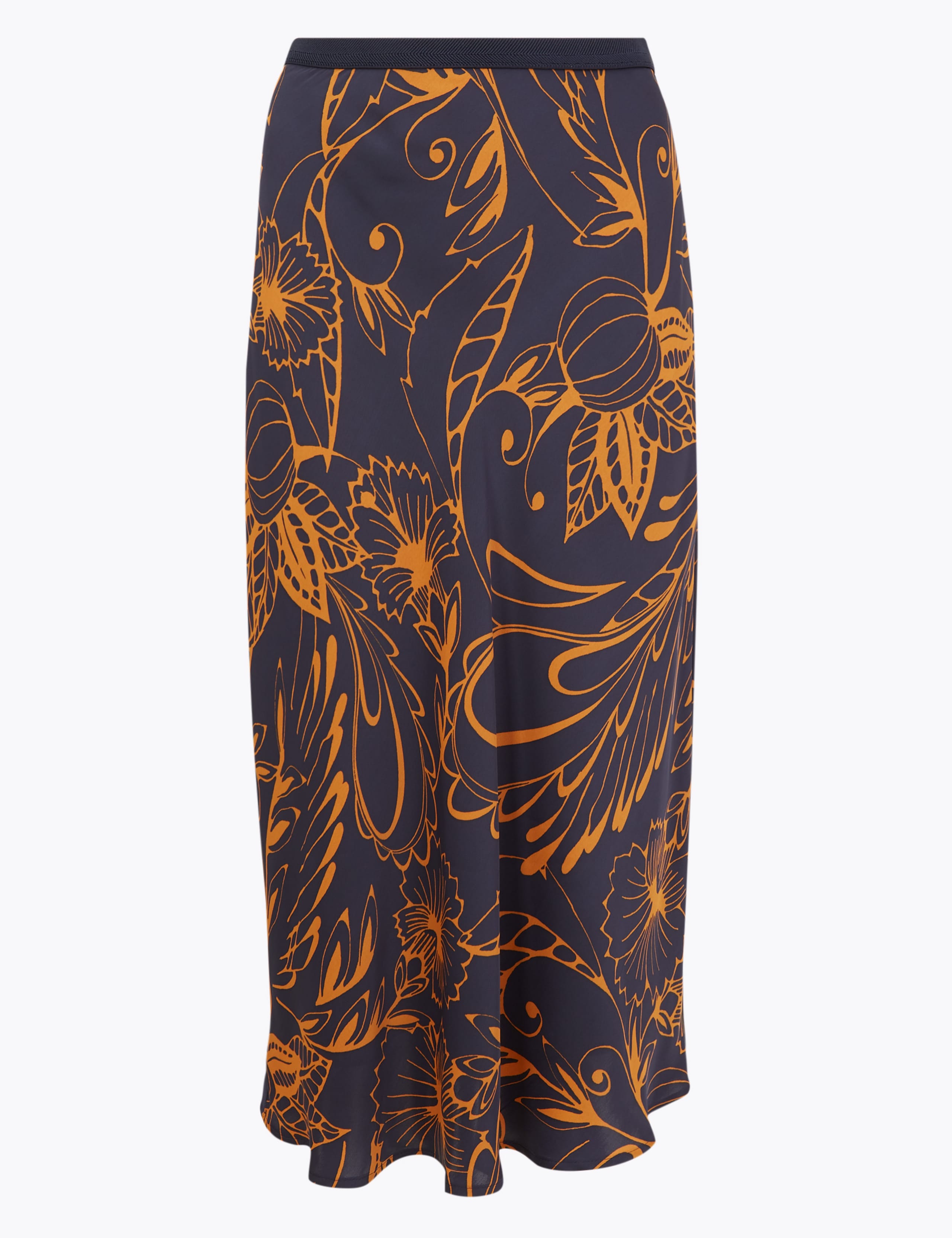 Printed Slip Midi Skirt 2 of 6