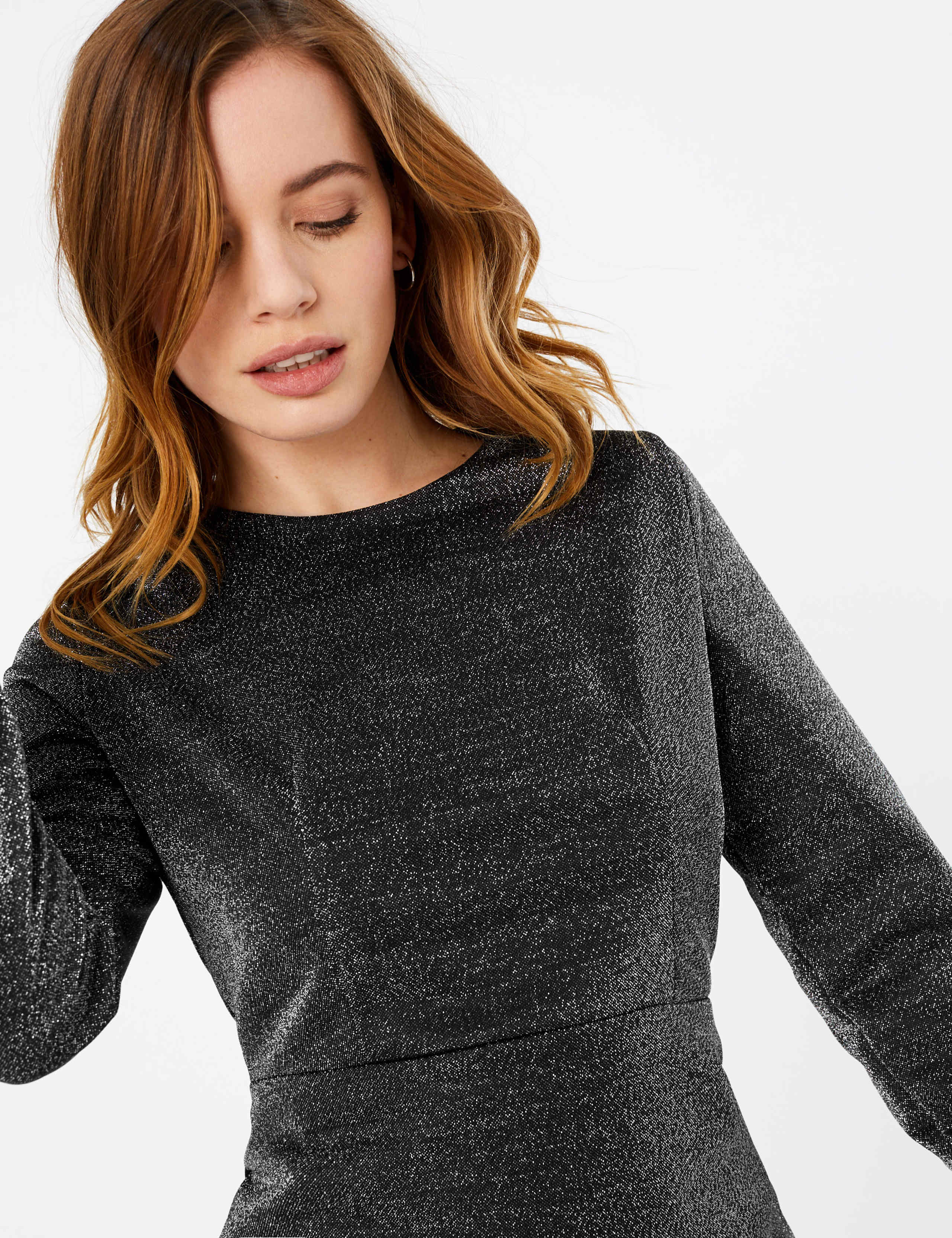 PETITE Jersey Bodycon Midi Dress 2 of 3