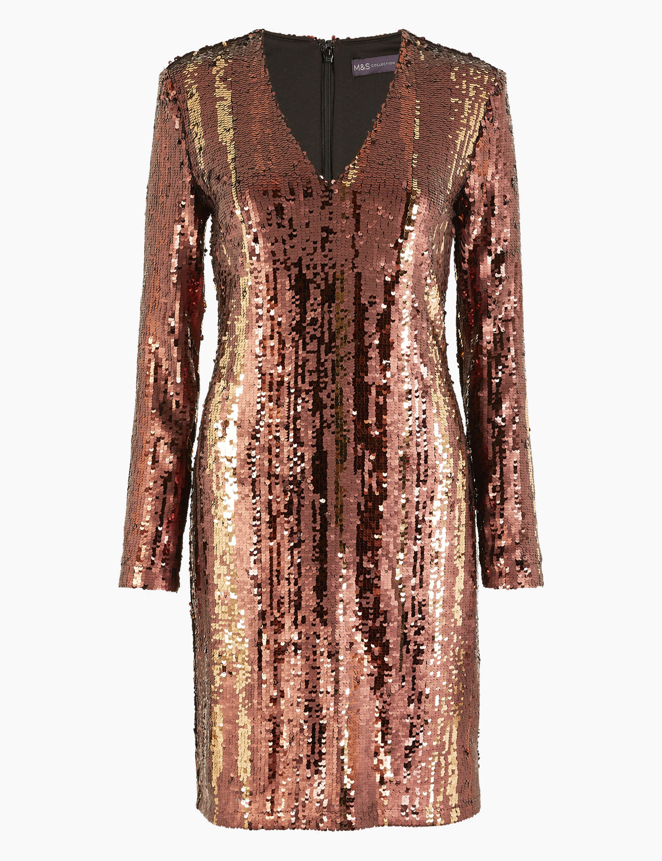 Sparkly Shift Mini Dress 2 of 4