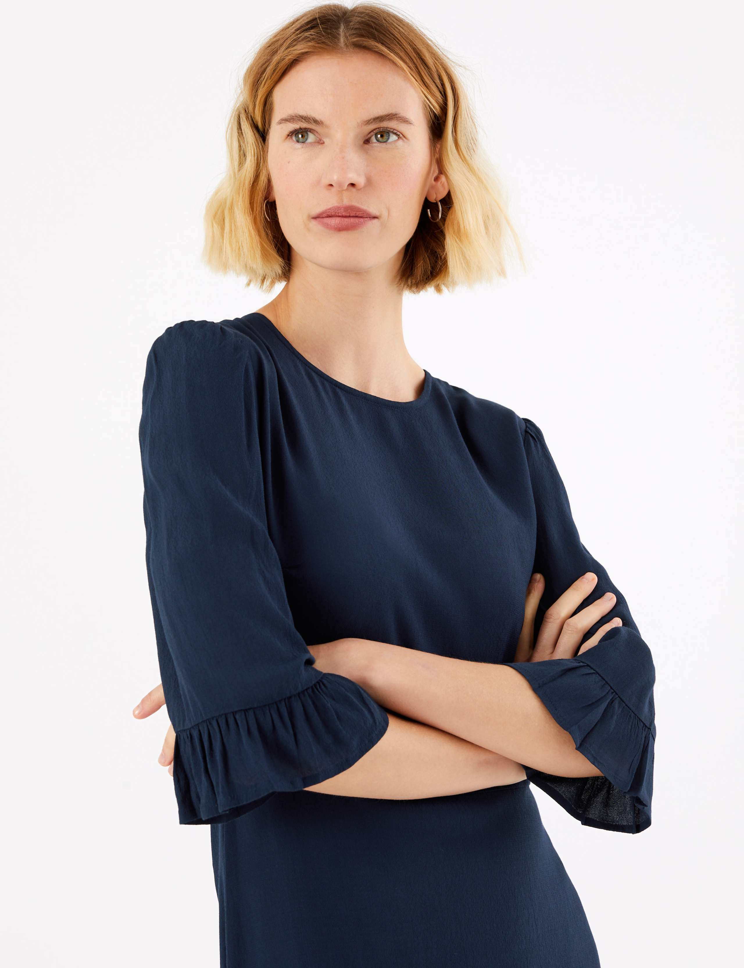 Frill Detail Mini Skater Dress 5 of 5