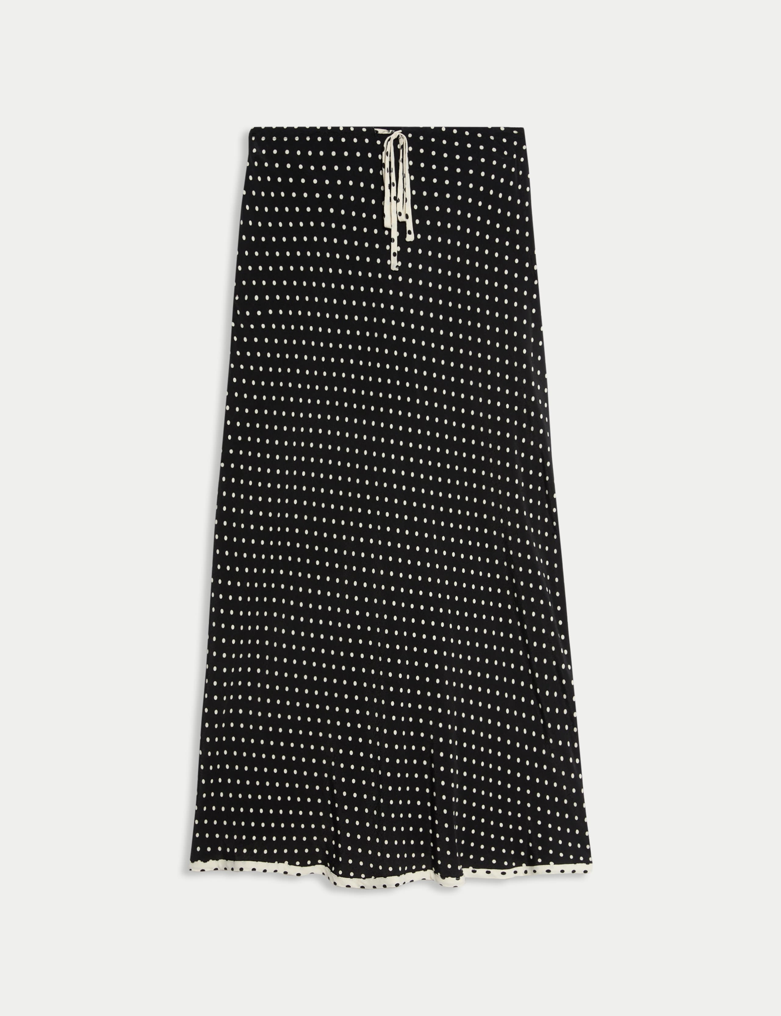 Polka Dot Midaxi A-Line Skirt 2 of 5