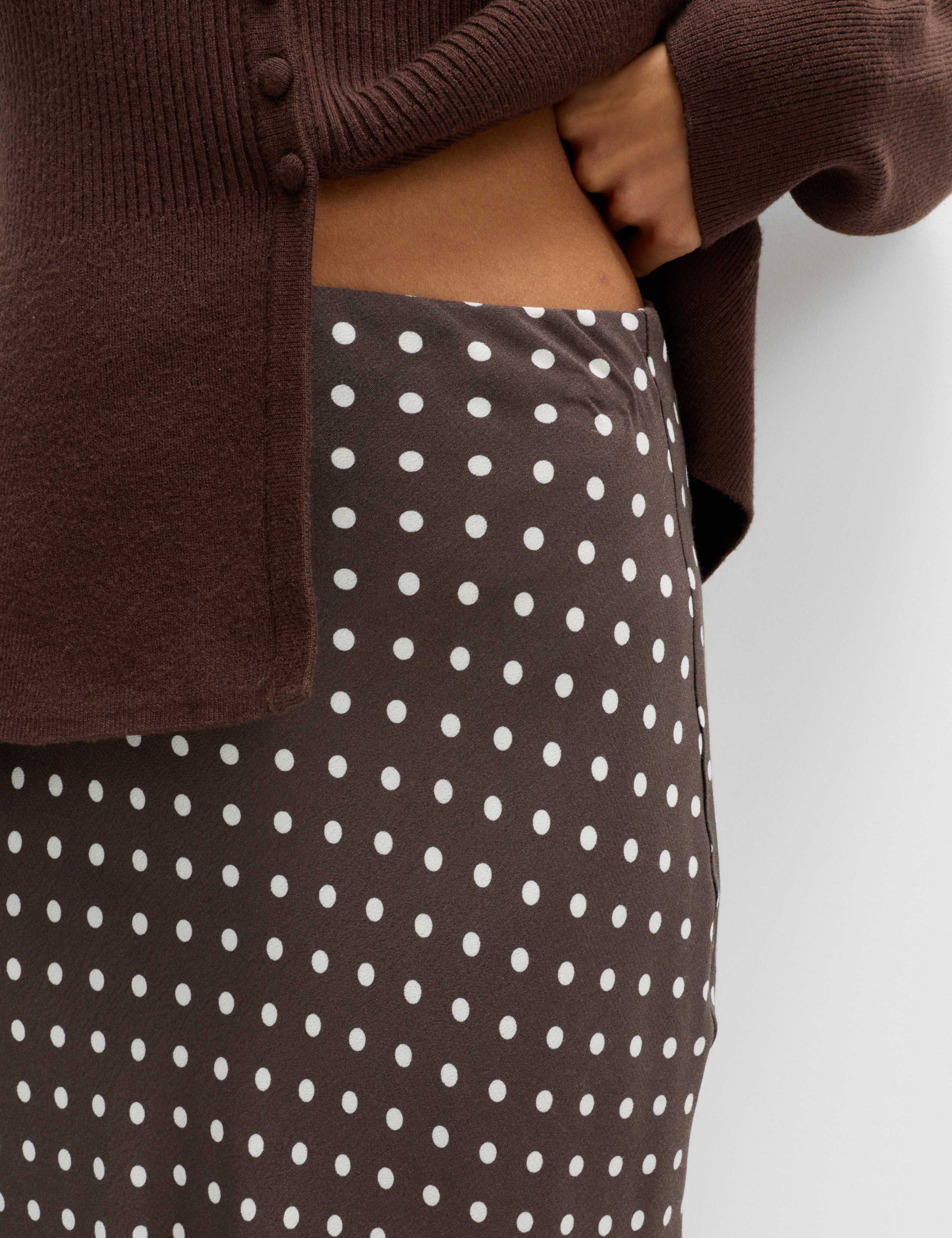 Polka Dot Midaxi Skirt 5 of 6
