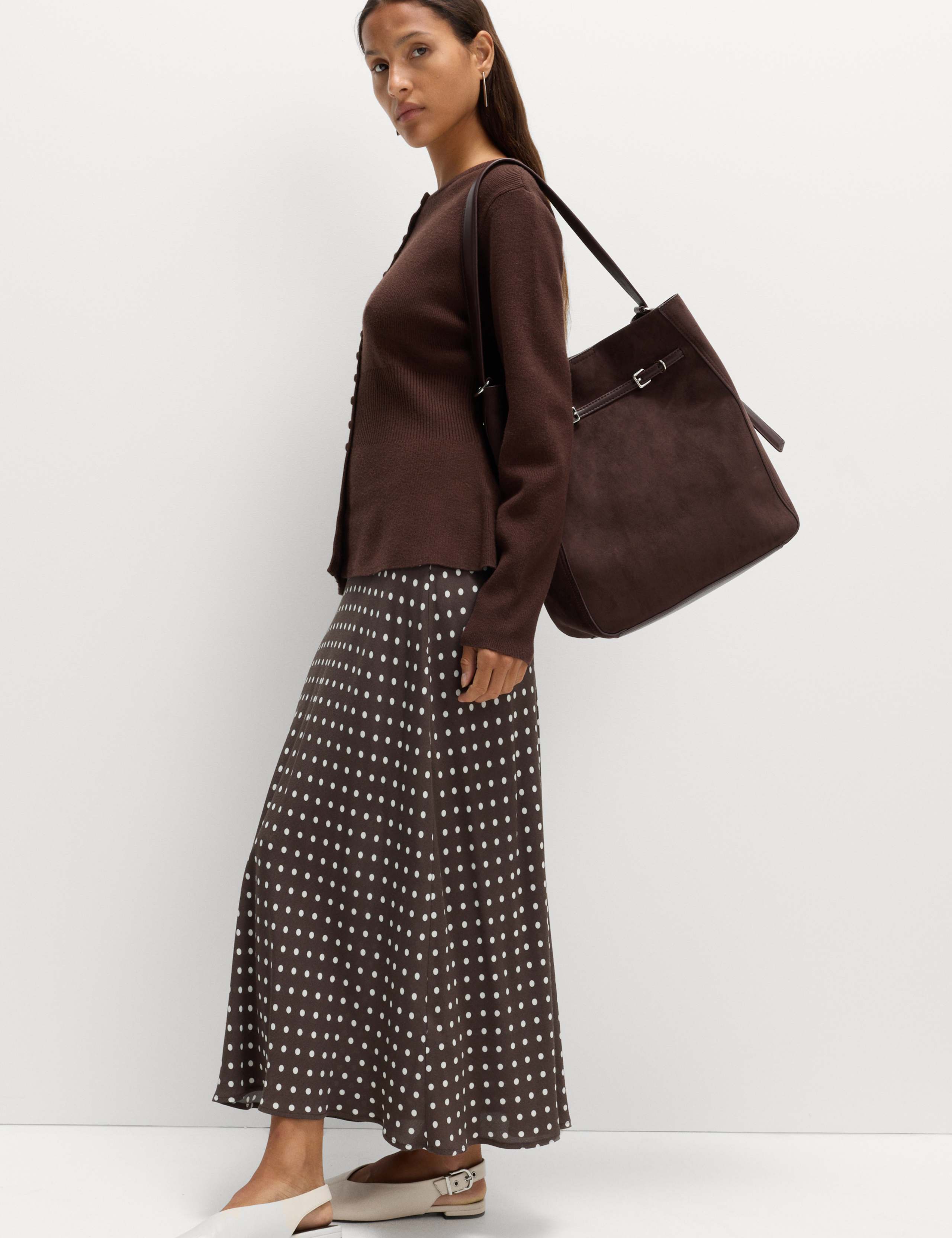 Polka Dot Midaxi Skirt 6 of 6