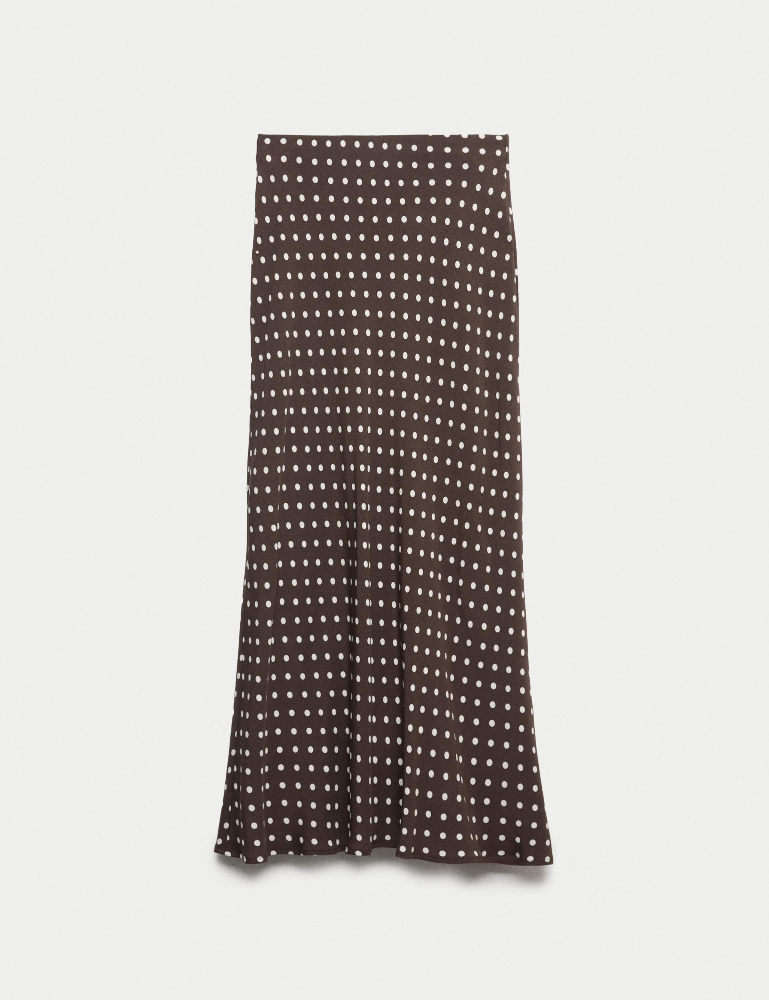 Polka Dot Midaxi Skirt 2 of 6