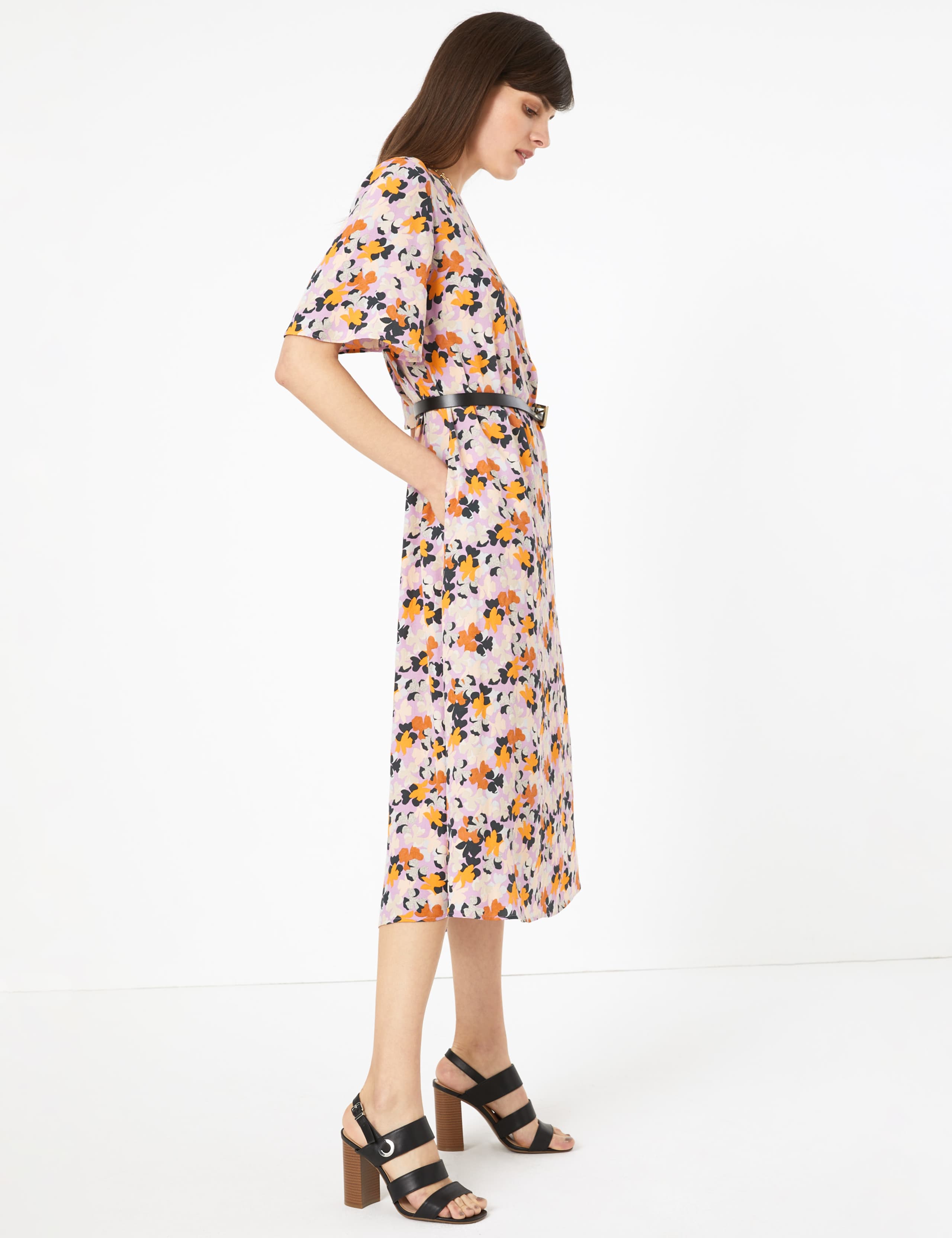Floral Midi Relaxed Dress 6 of 7