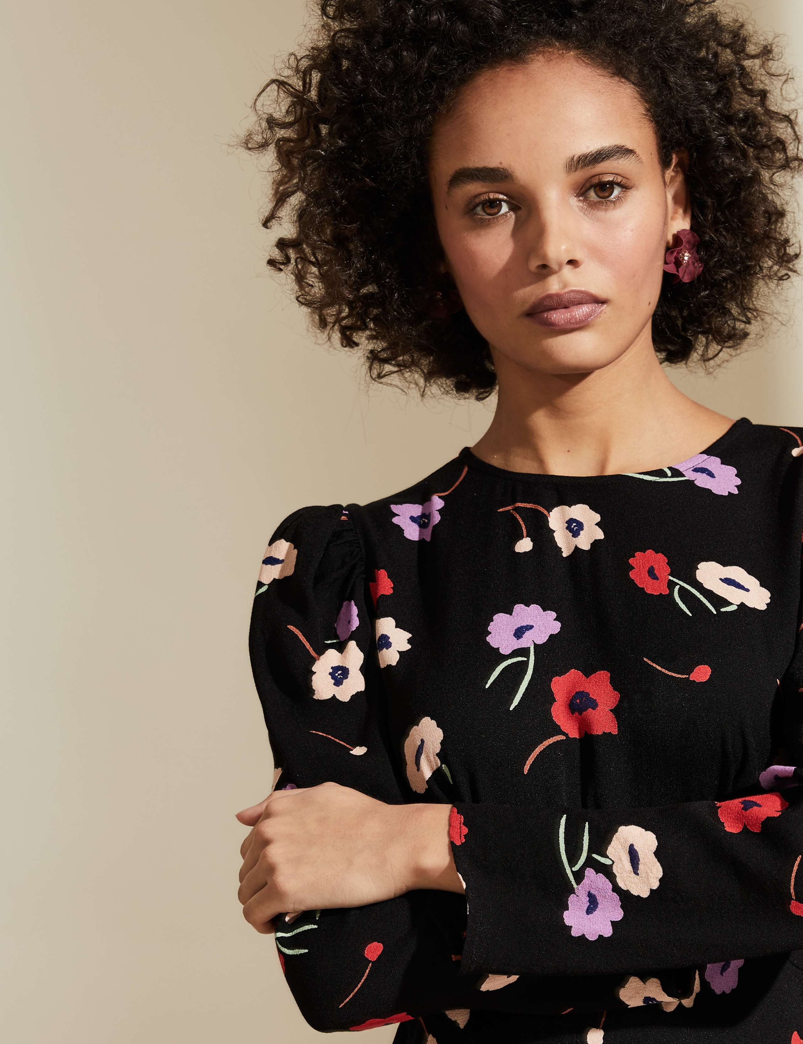 Floral Midaxi Tea Dress 3 of 6