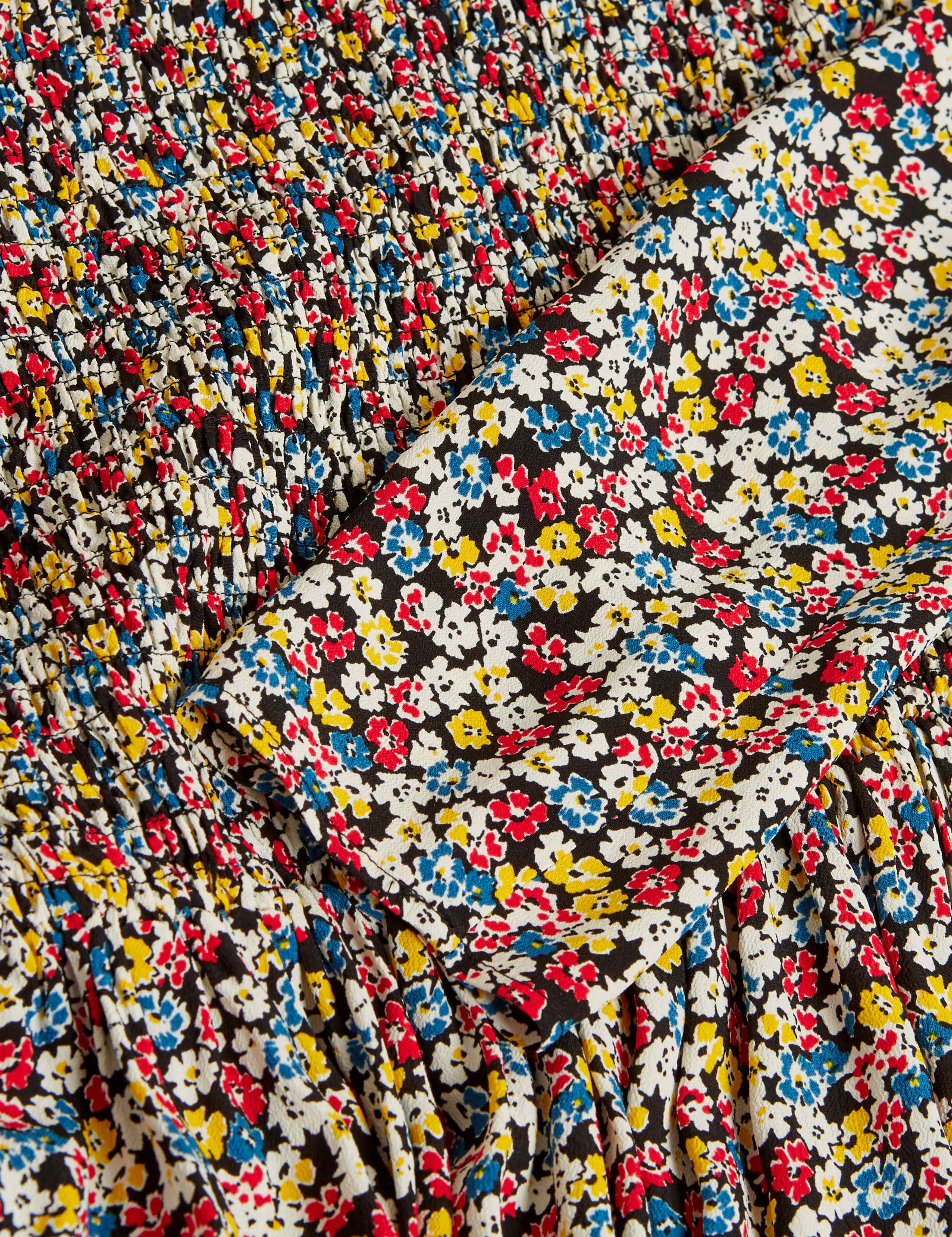 Ditsy Floral Midaxi Smock Dress 6 of 7