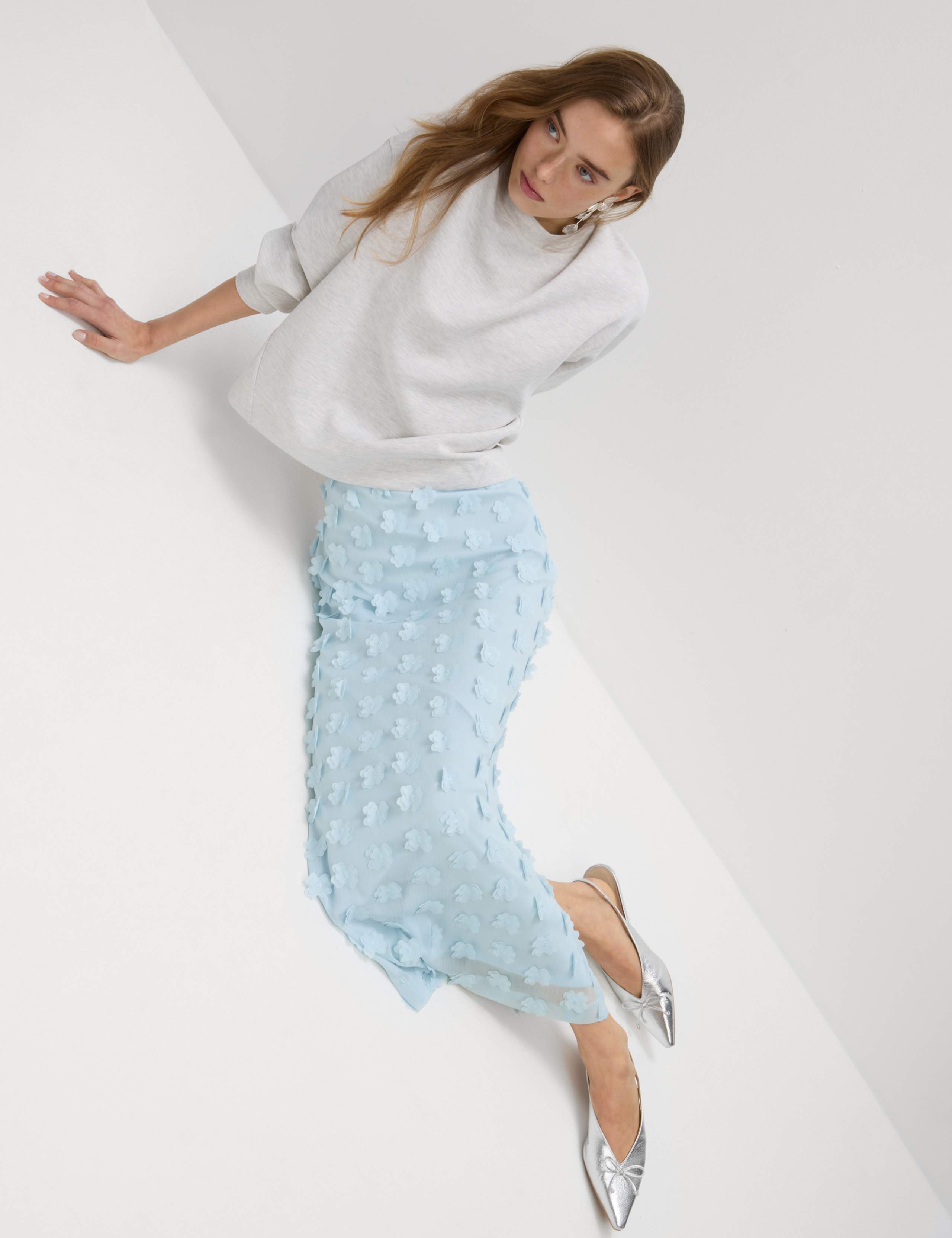Embellished Midaxi Column Skirt 4 of 6