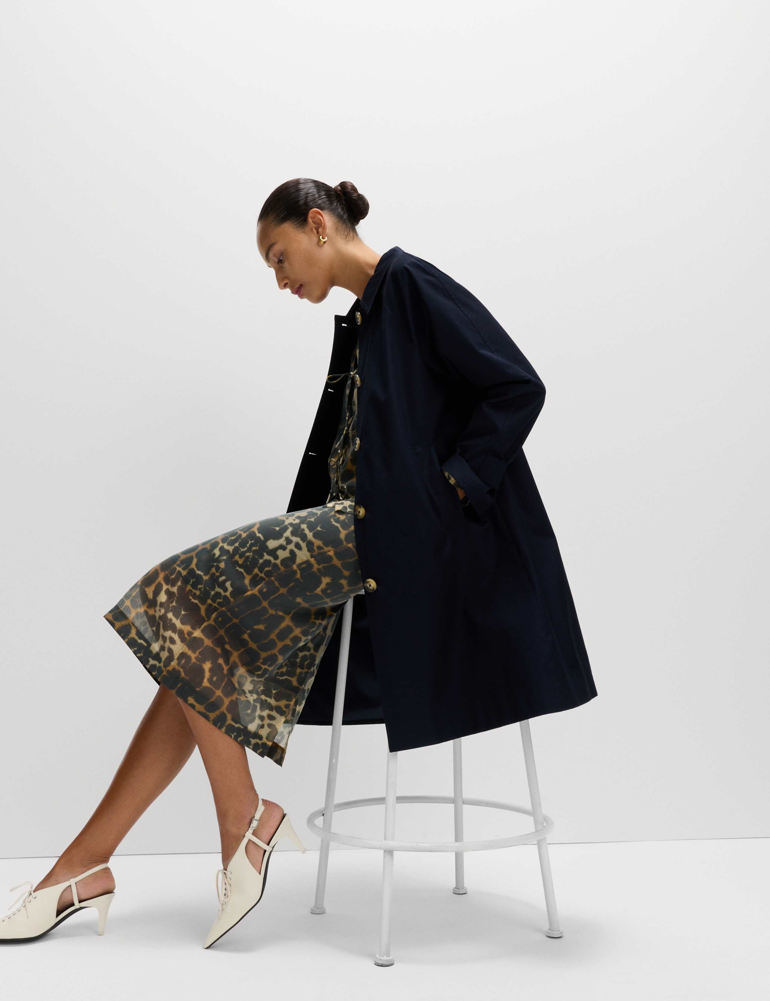 Animal Print Midi Skirt 5 of 6