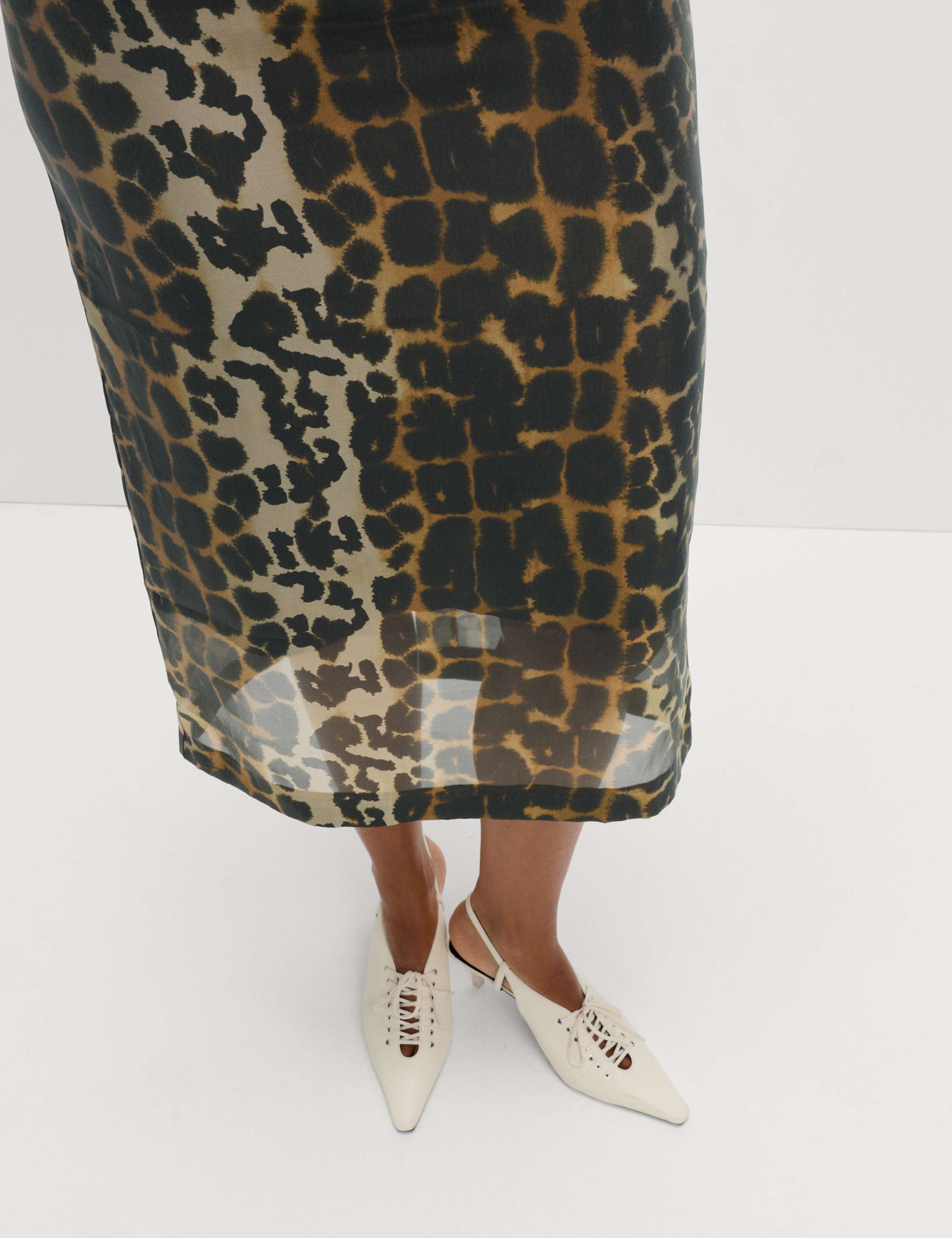 Animal Print Midi Skirt 6 of 6