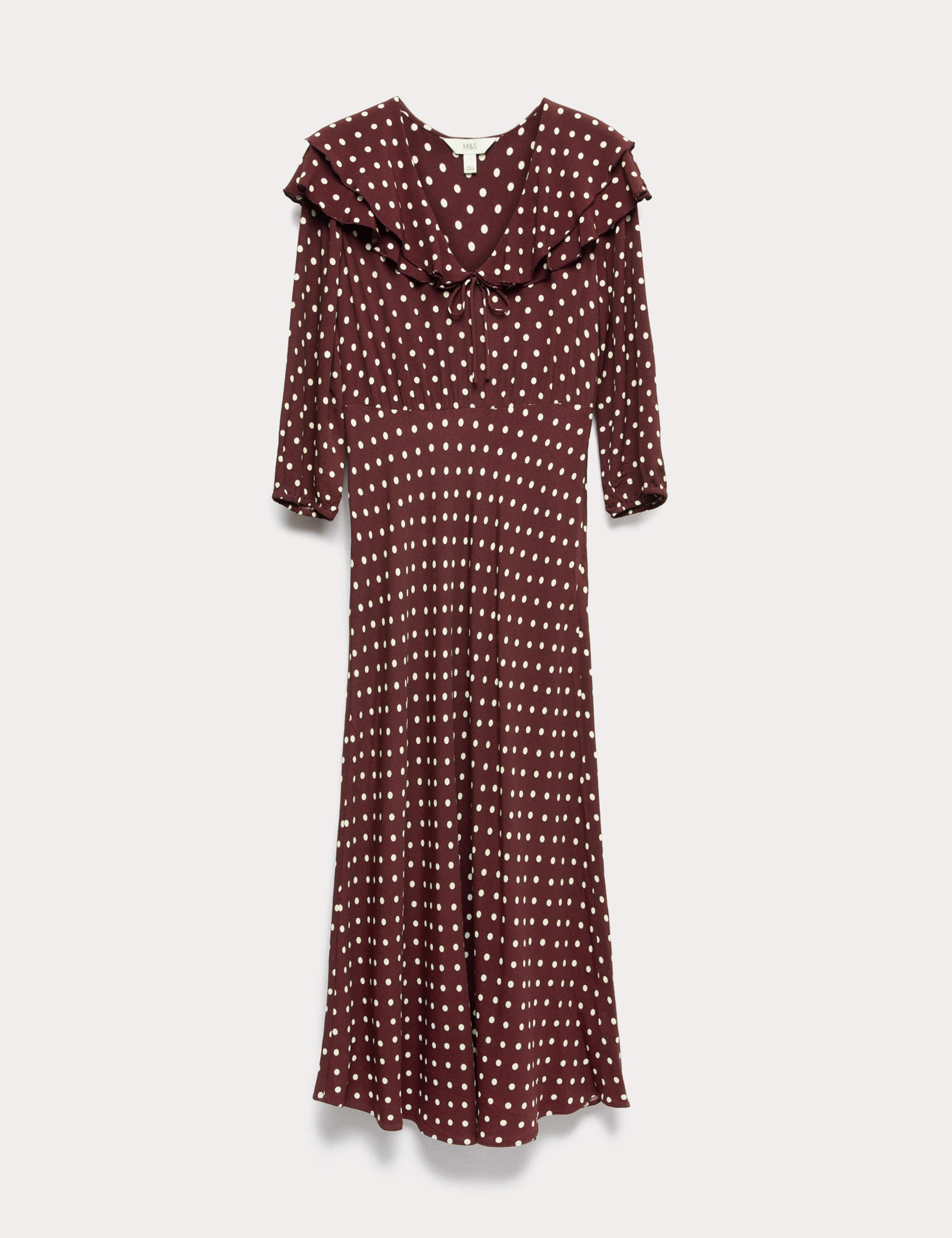 Polka Dot Midaxi Tea Dress 2 of 7