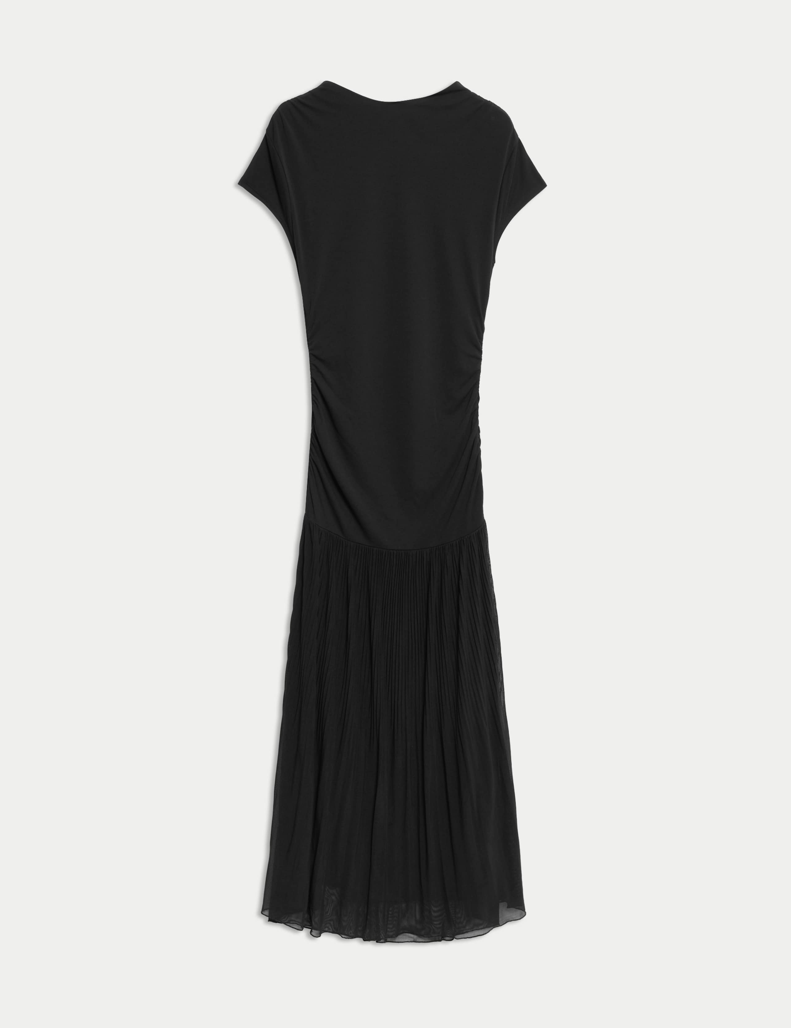 Jersey Pleated Maxi Dress 2 of 7