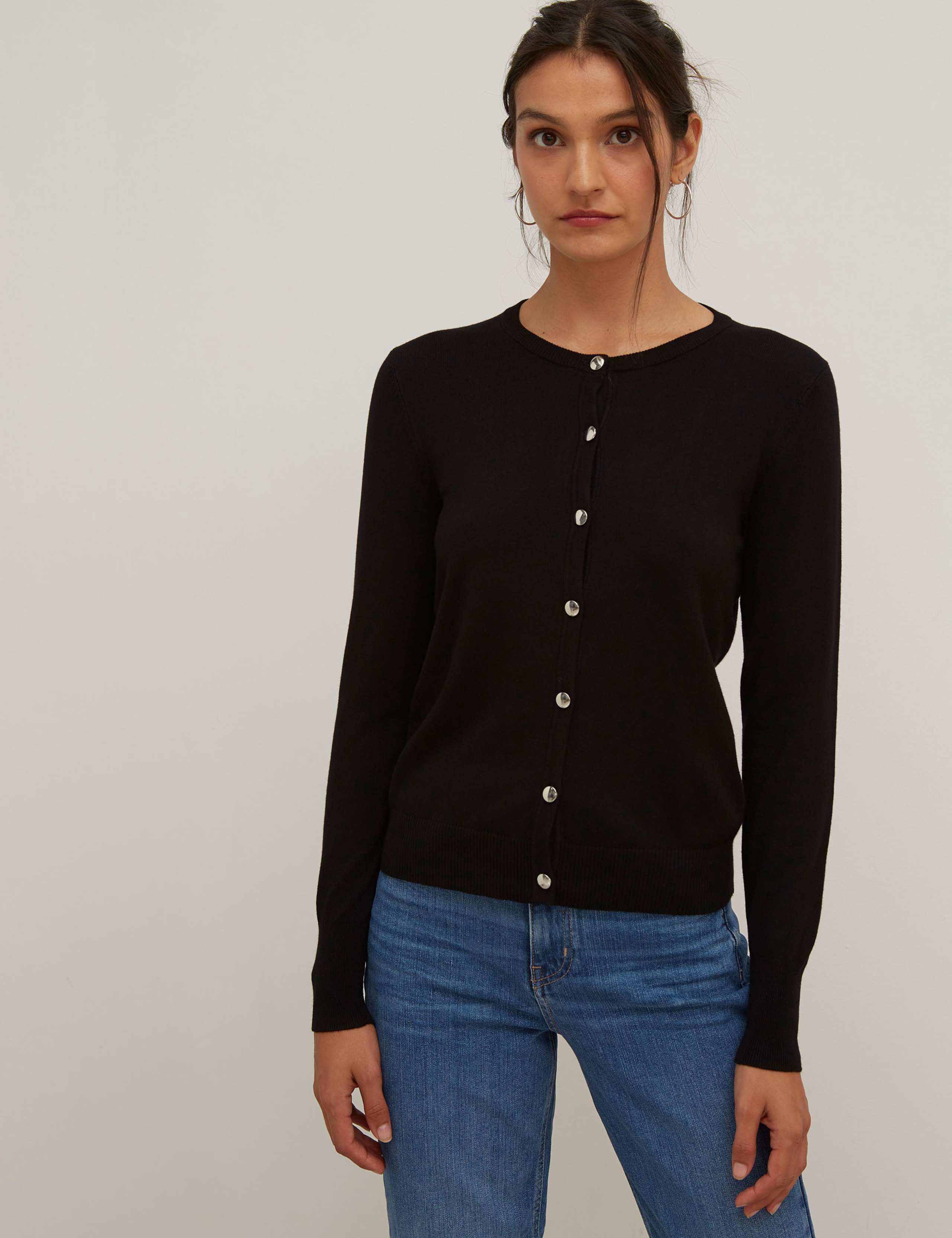 Crew Neck Cardigan 3 of 3