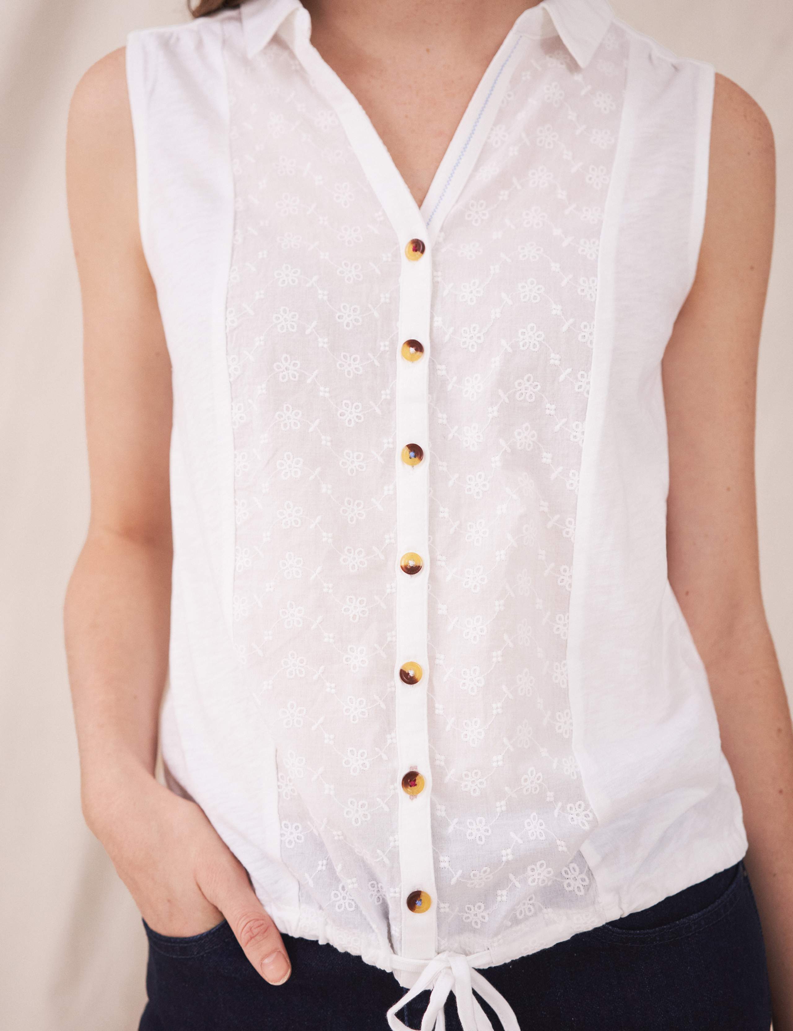 Jersey Sleeveless Shirt 4 of 5