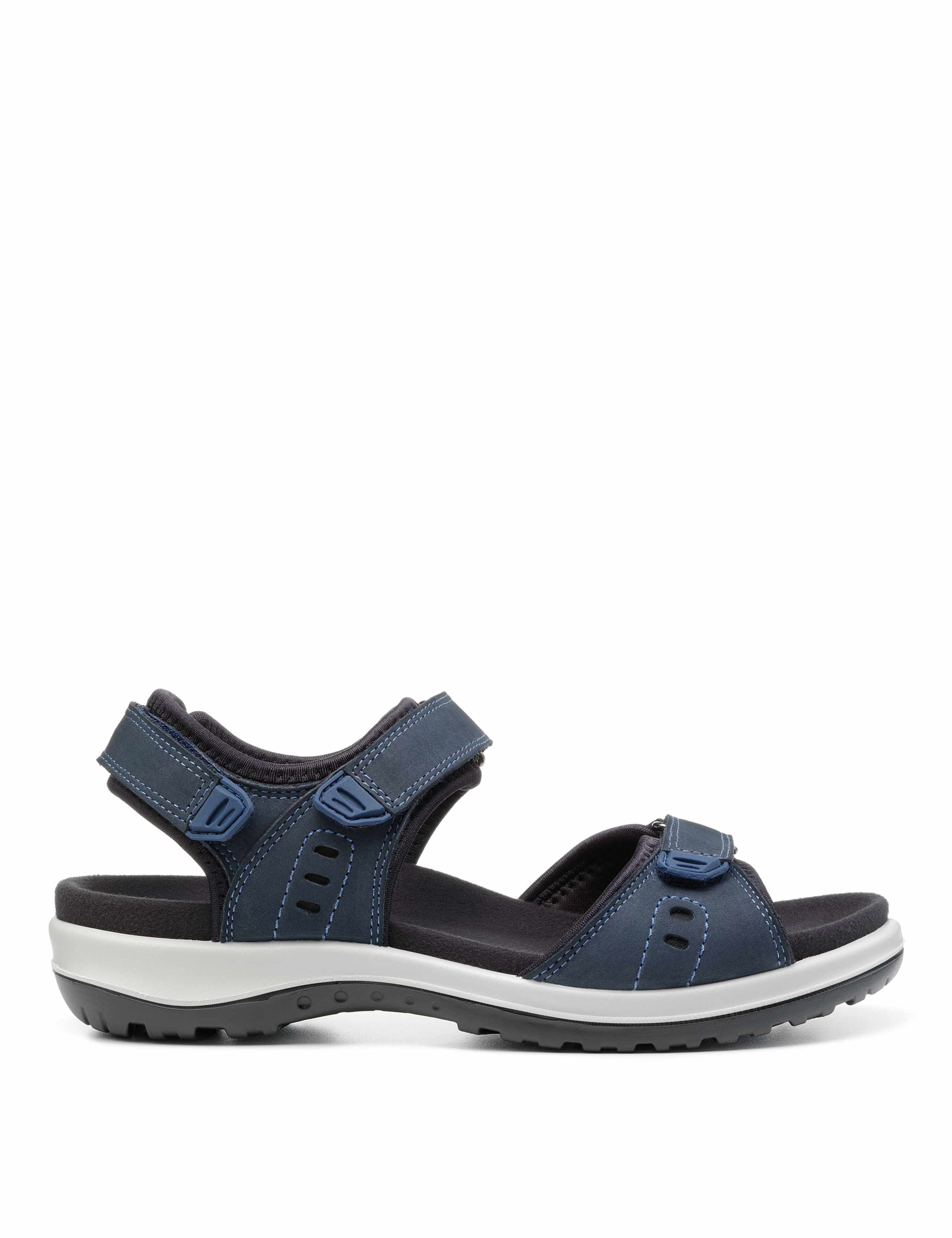 Walk II Wide Fit Leather Riptape Sandals 1 of 4