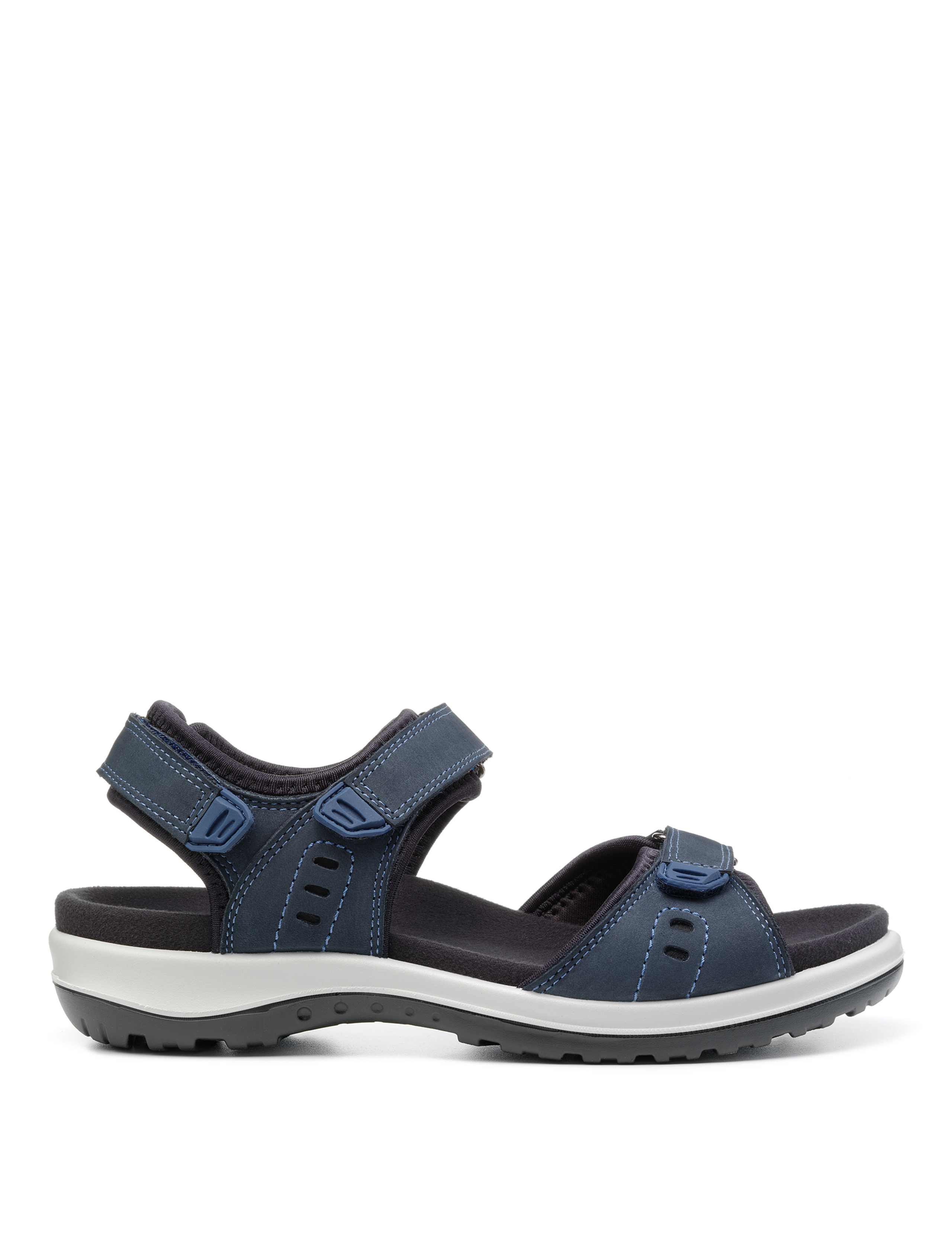 Walk II Leather Ankle Strap Riptape Sandals 1 of 4