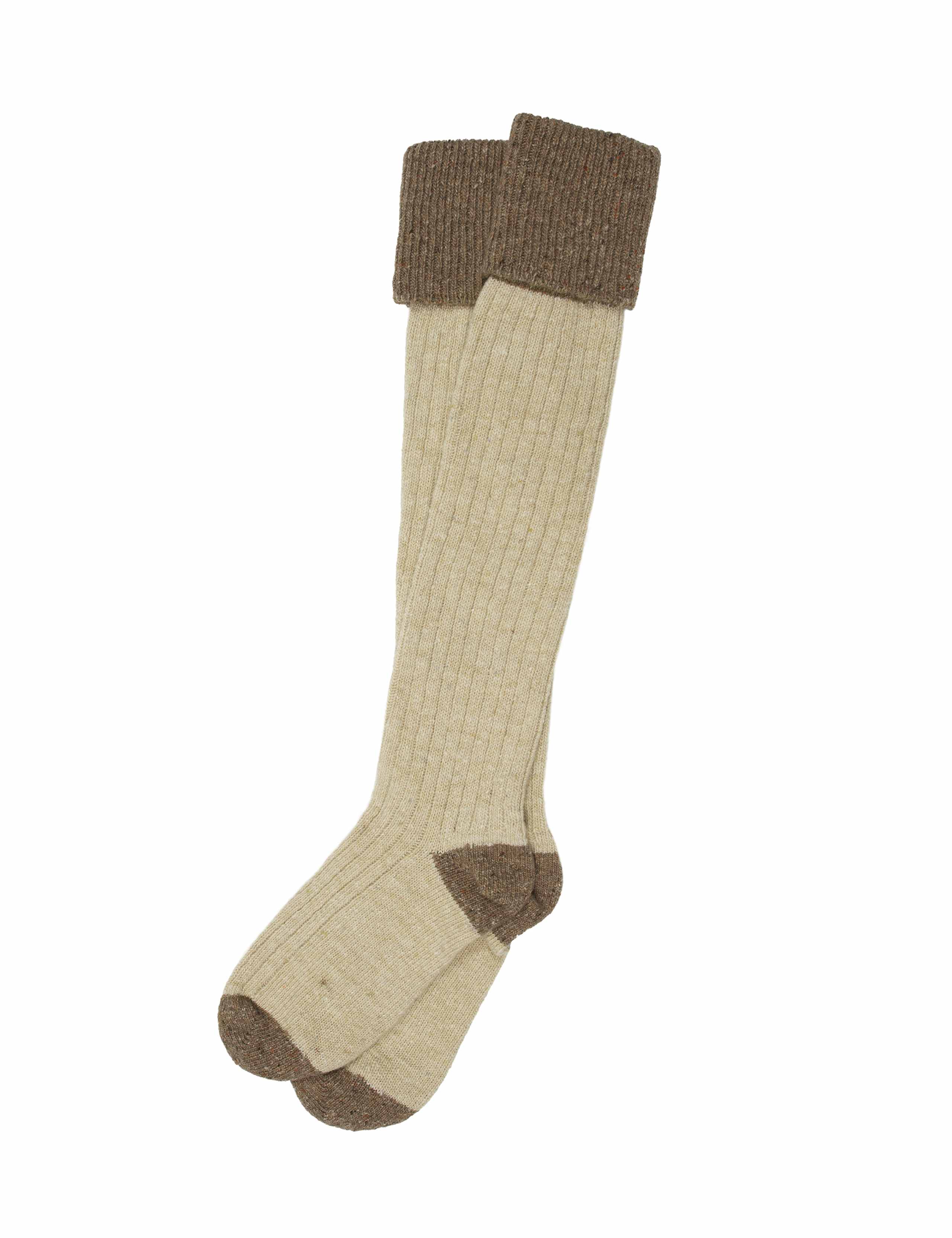 Merino Wool Ribbed Knee High Socks 2 of 3