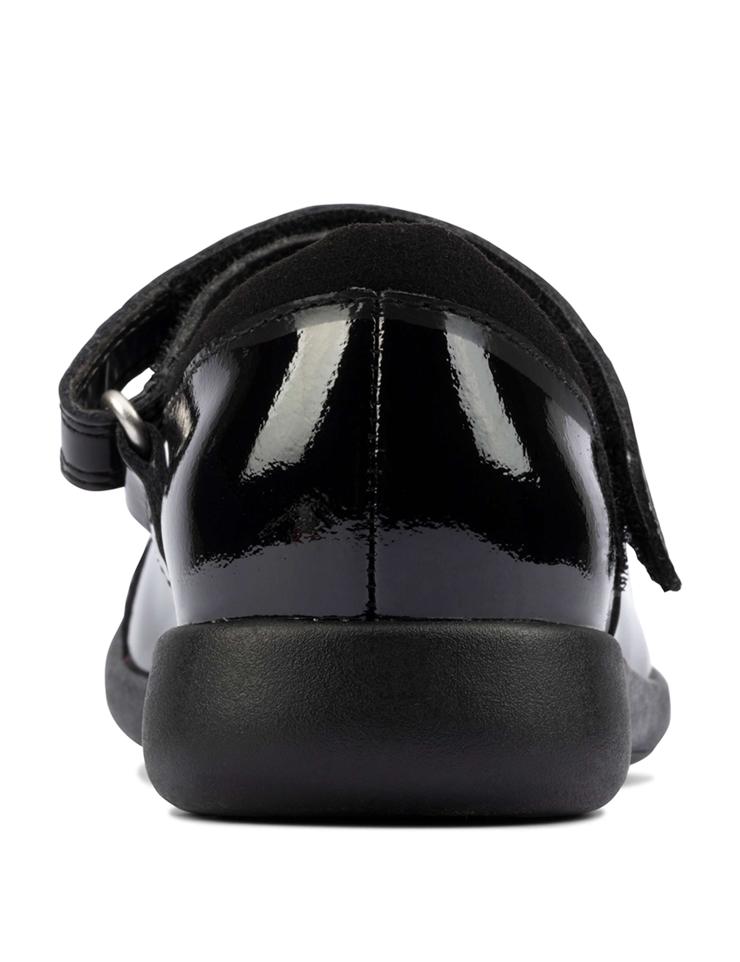 Kids' Leather Riptape Mary Jane Shoes (Kid shoe 10-2.5) 3 of 5
