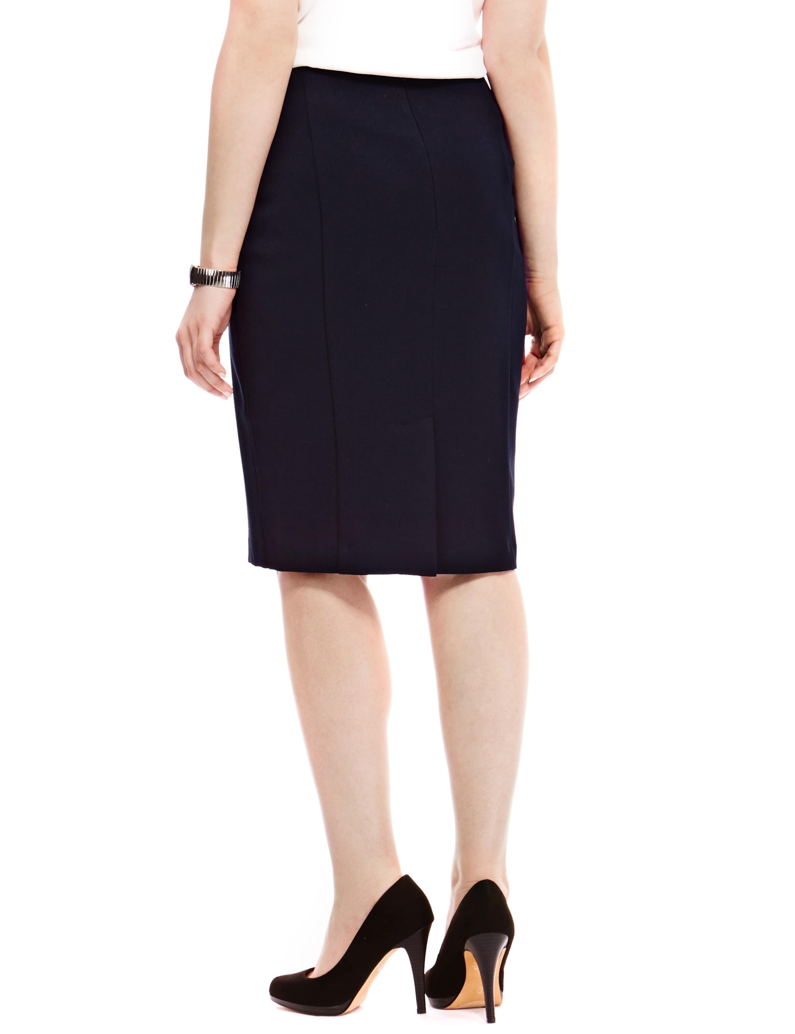 PETITE Slanted Welt Pocket Pencil Skirt 4 of 4