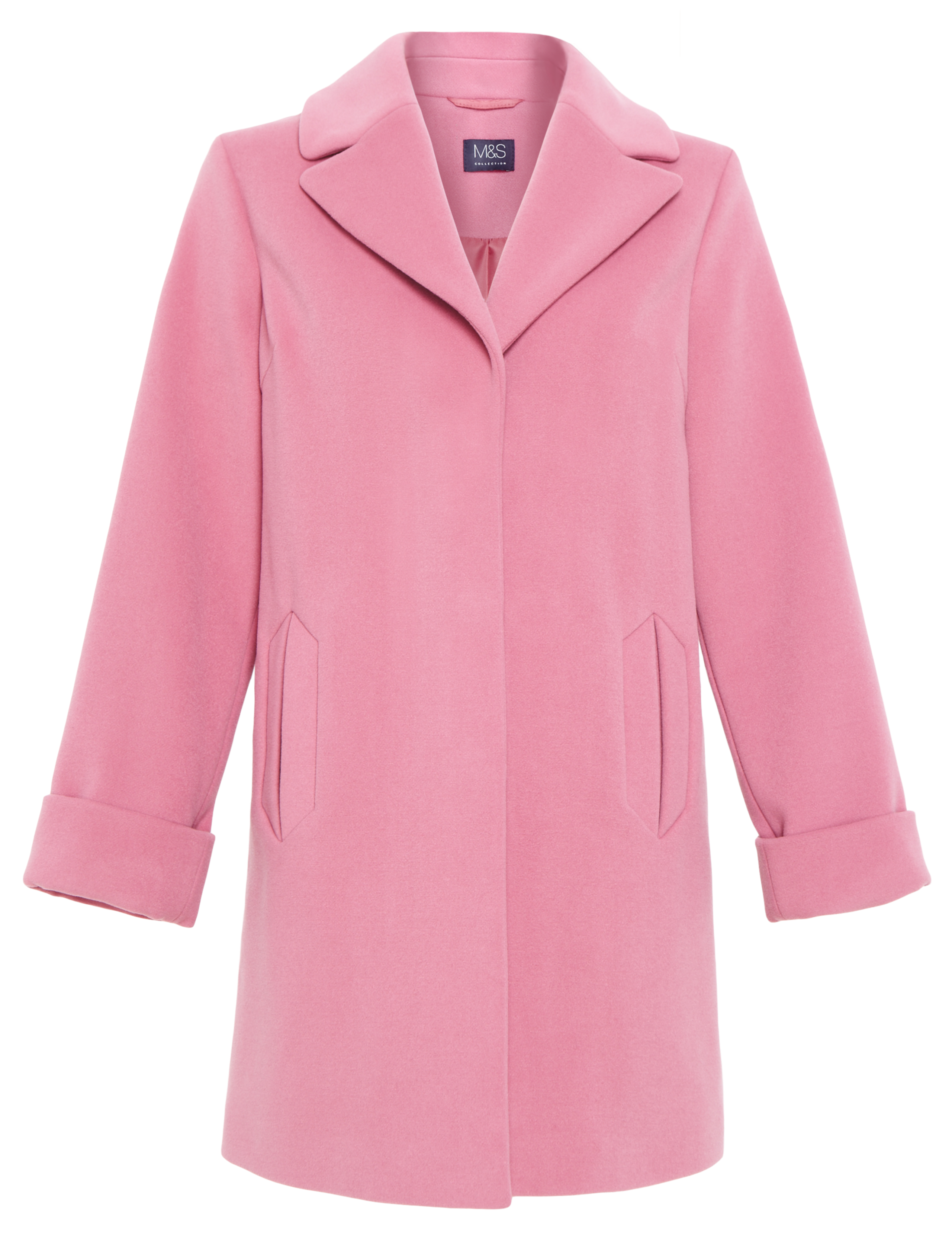 Petite Notch Lapel Oversized Duster Coat 2 of 7