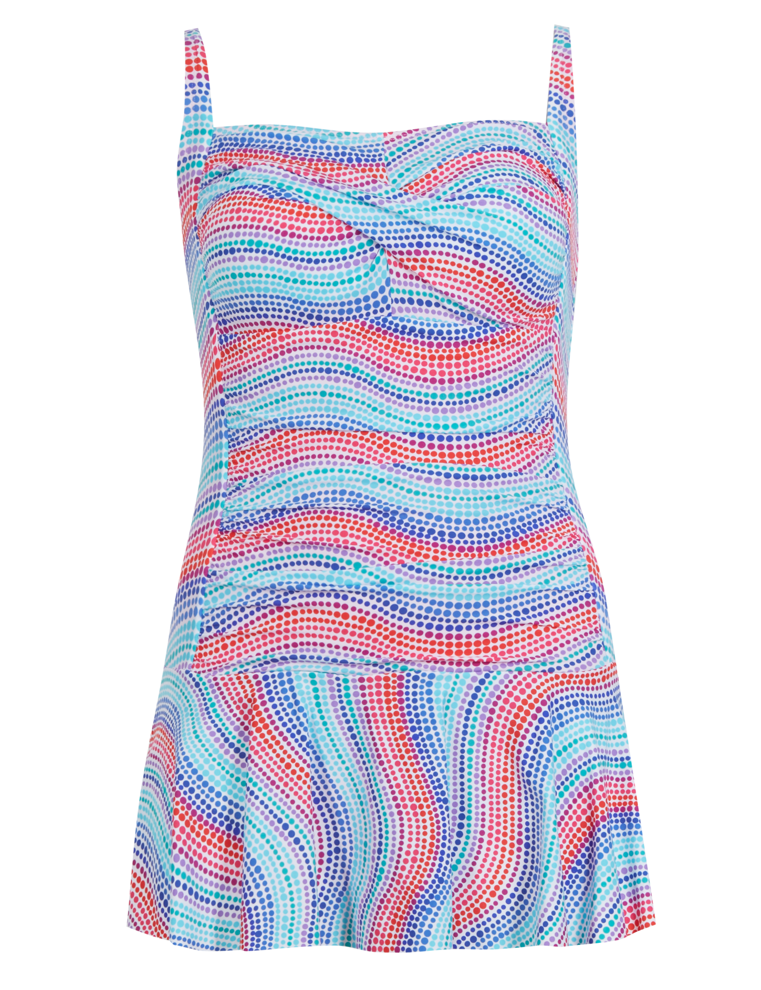 PLUS  Secret Slimming™ Carnival Print Skirted Swimsuit with Chlorine Resistant 2 of 4