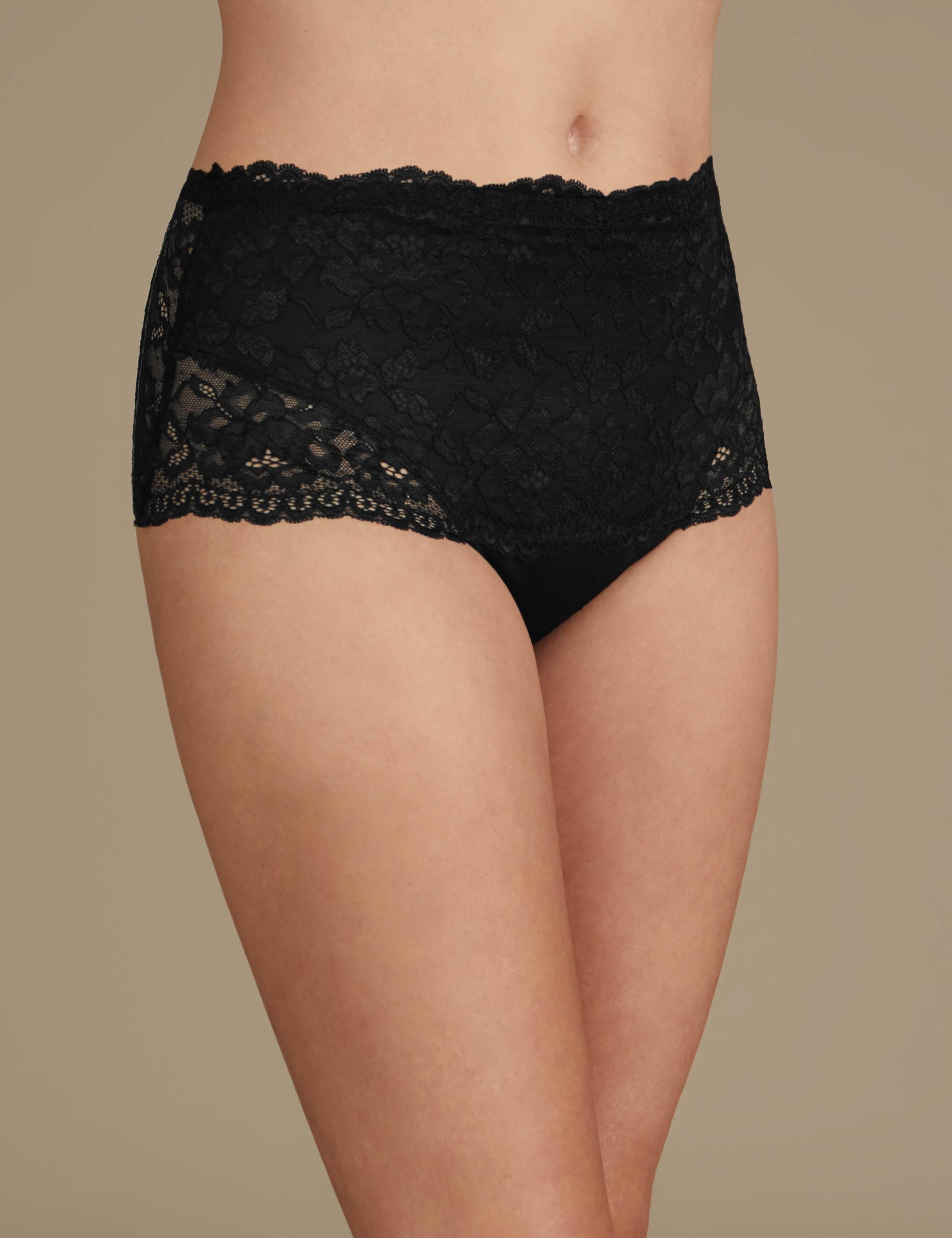All Over Lace Light Control Secret Slimming™ Thong 1 of 4