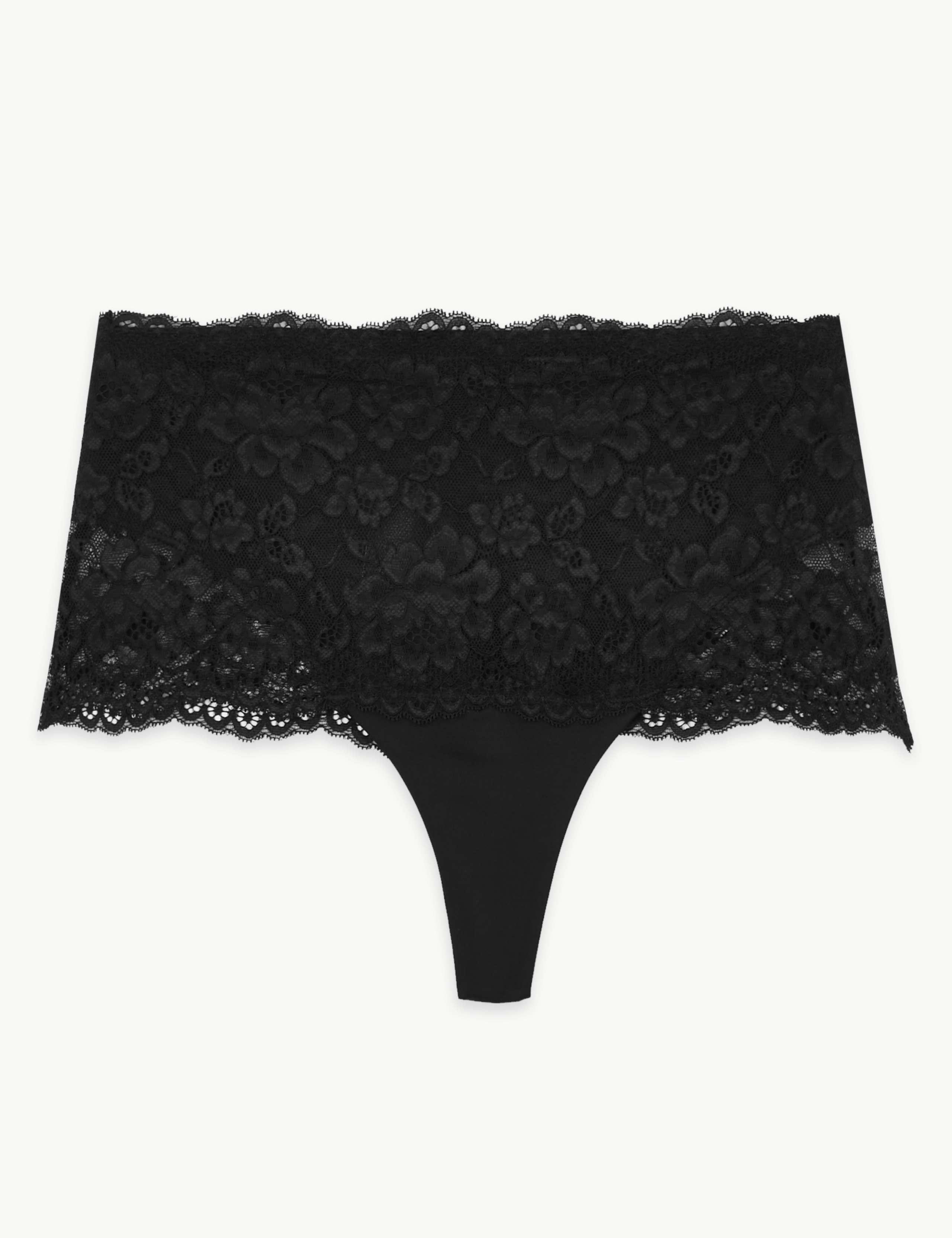 All Over Lace Light Control Secret Slimming™ Thong 2 of 4