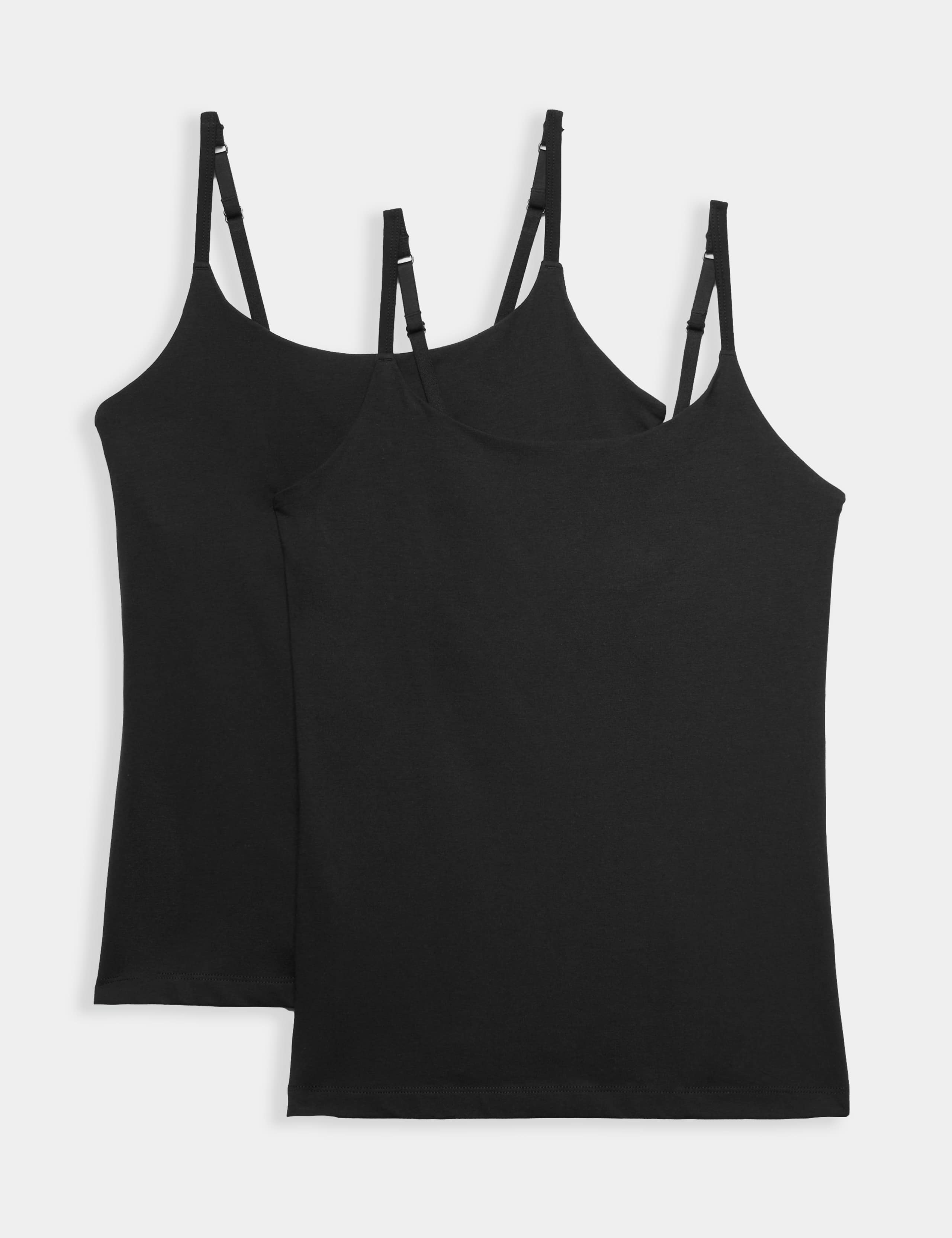 2 Pack Cotton Rich Secret Support™ Vests 1 of 6