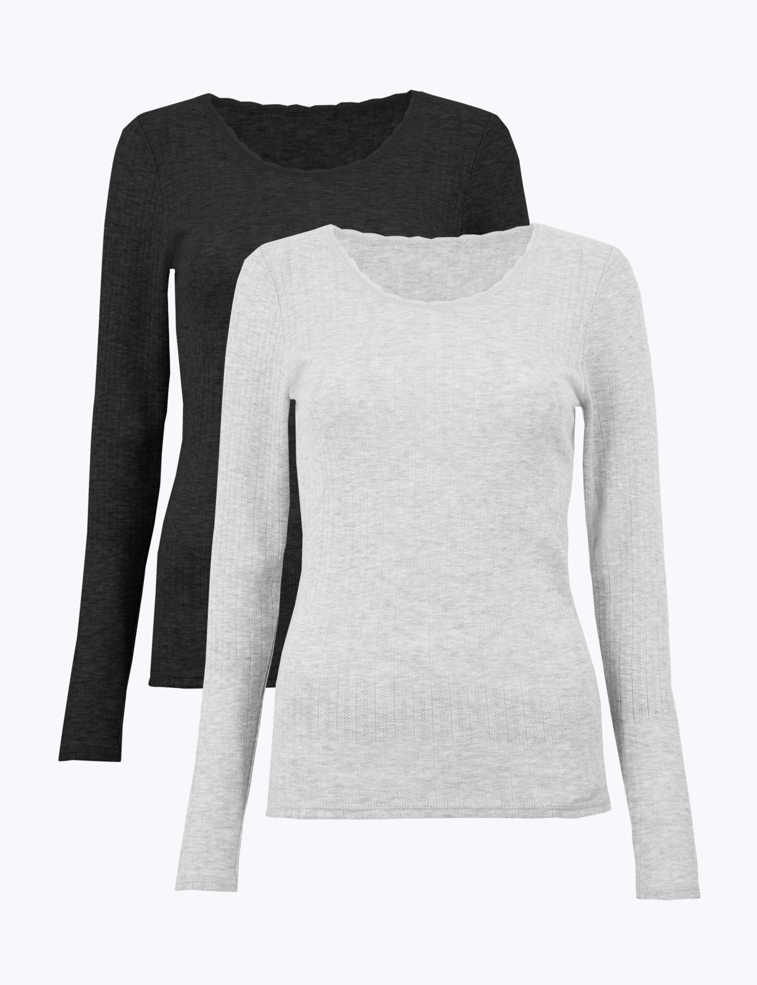 2pk Thermal Longsleeve Tops 2 of 7