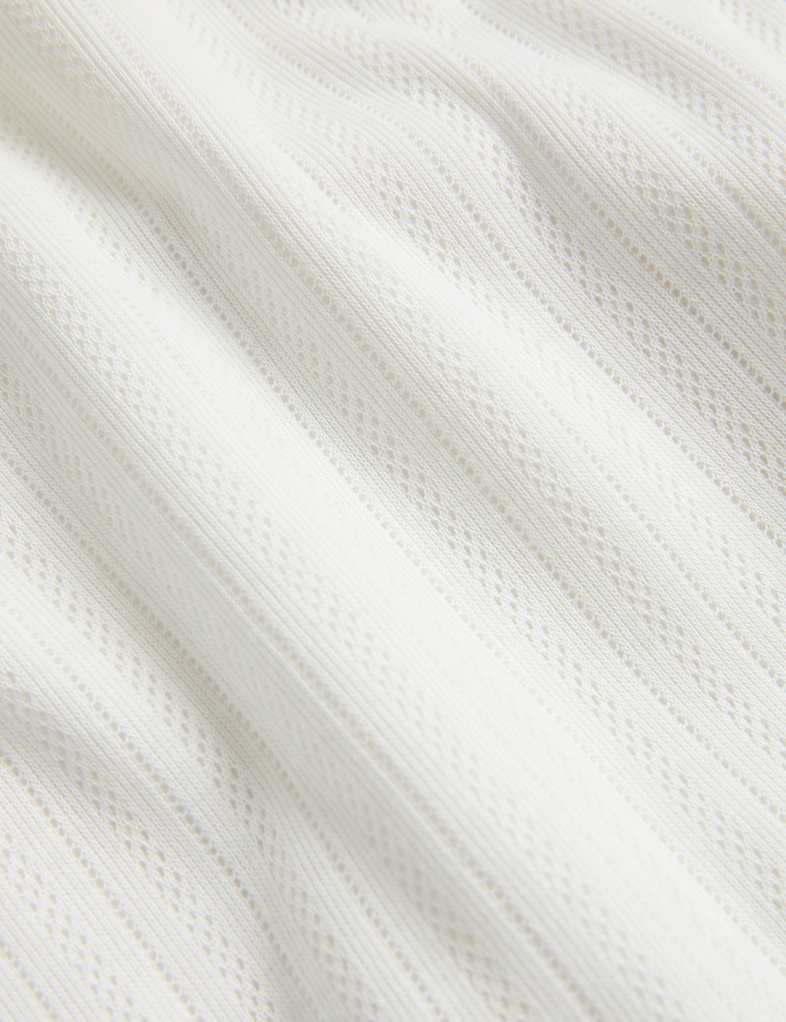 2pk Pointelle Thermal Long Sleeve Tops 6 of 6