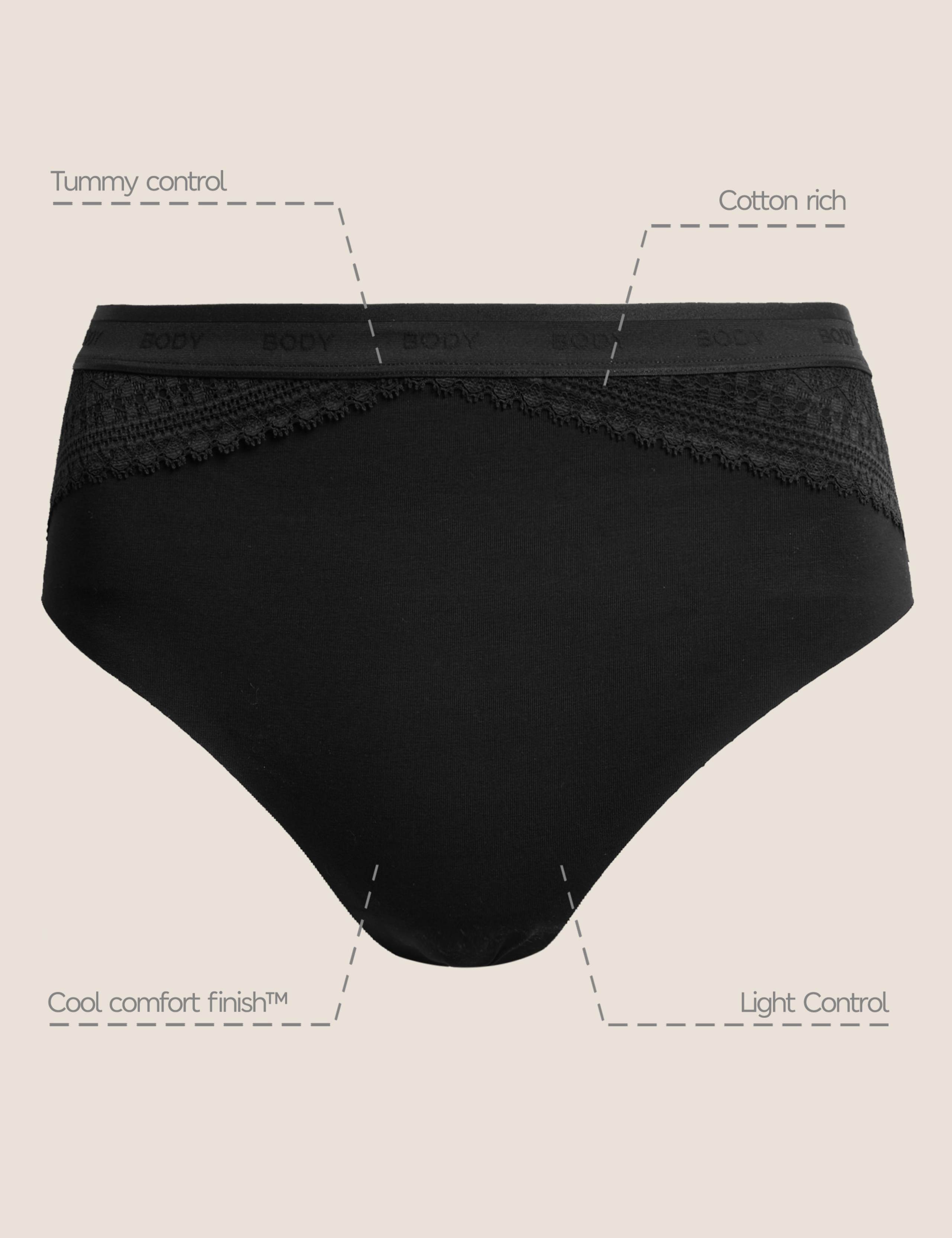2pk Light Control Cotton Rich Brazilian Knickers 7 of 7
