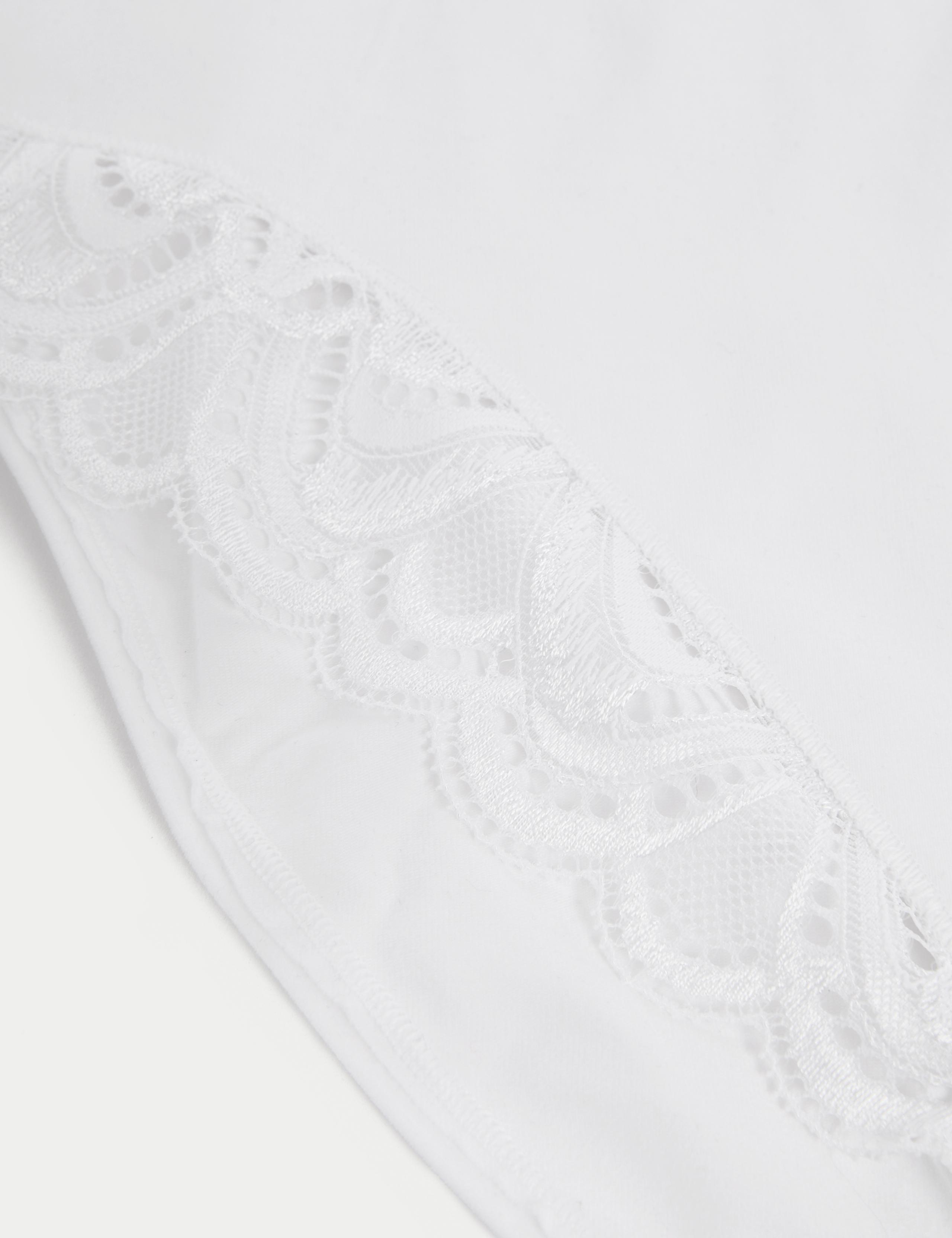 2pk Amelia Lace Cotton Rich Shaping Knickers 5 of 5