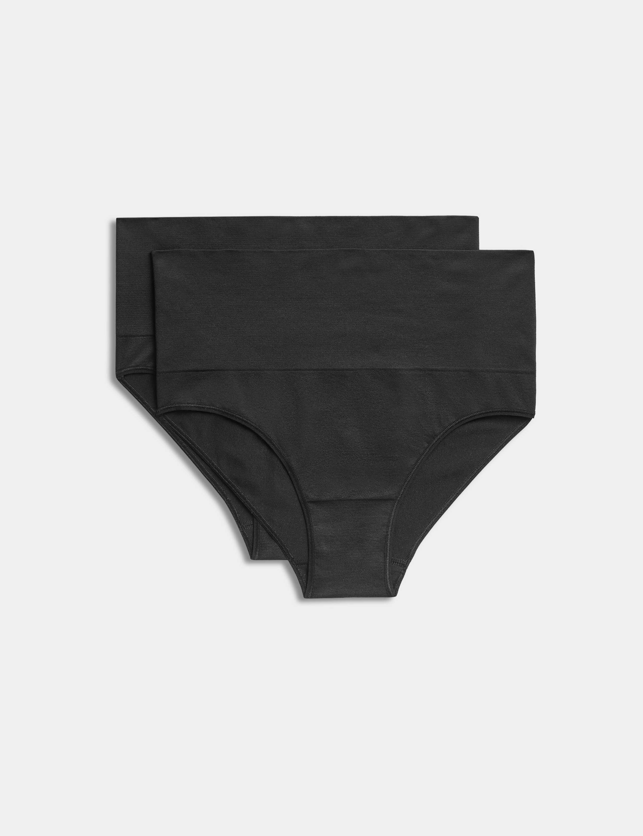 2pk Light Control Seamless High Leg Knickers 1 of 5