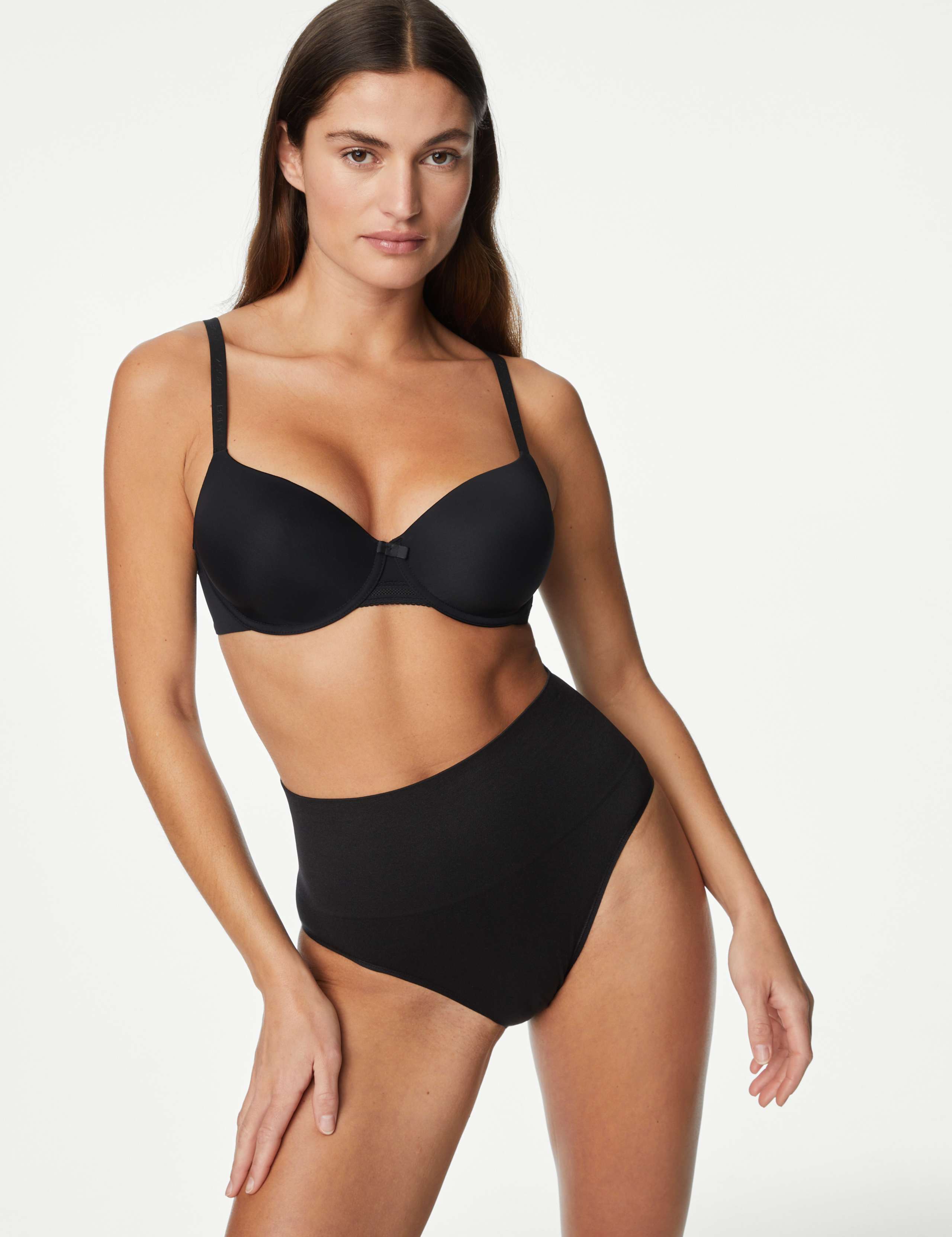 2pk Light Control Seamless High Leg Knickers 2 of 5