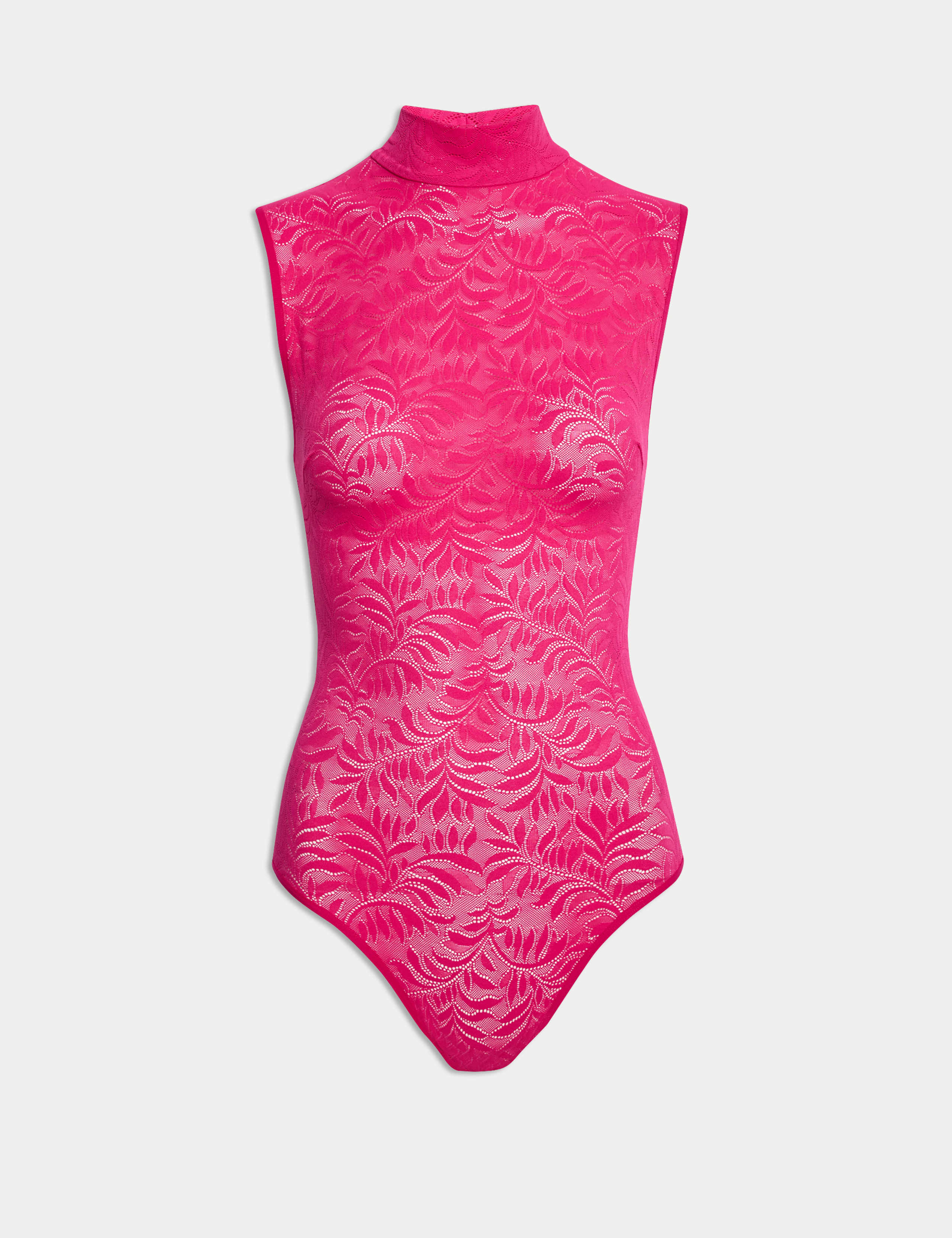 Flexifit™ Lace Sleeveless Turtle Neck Body 2 of 6
