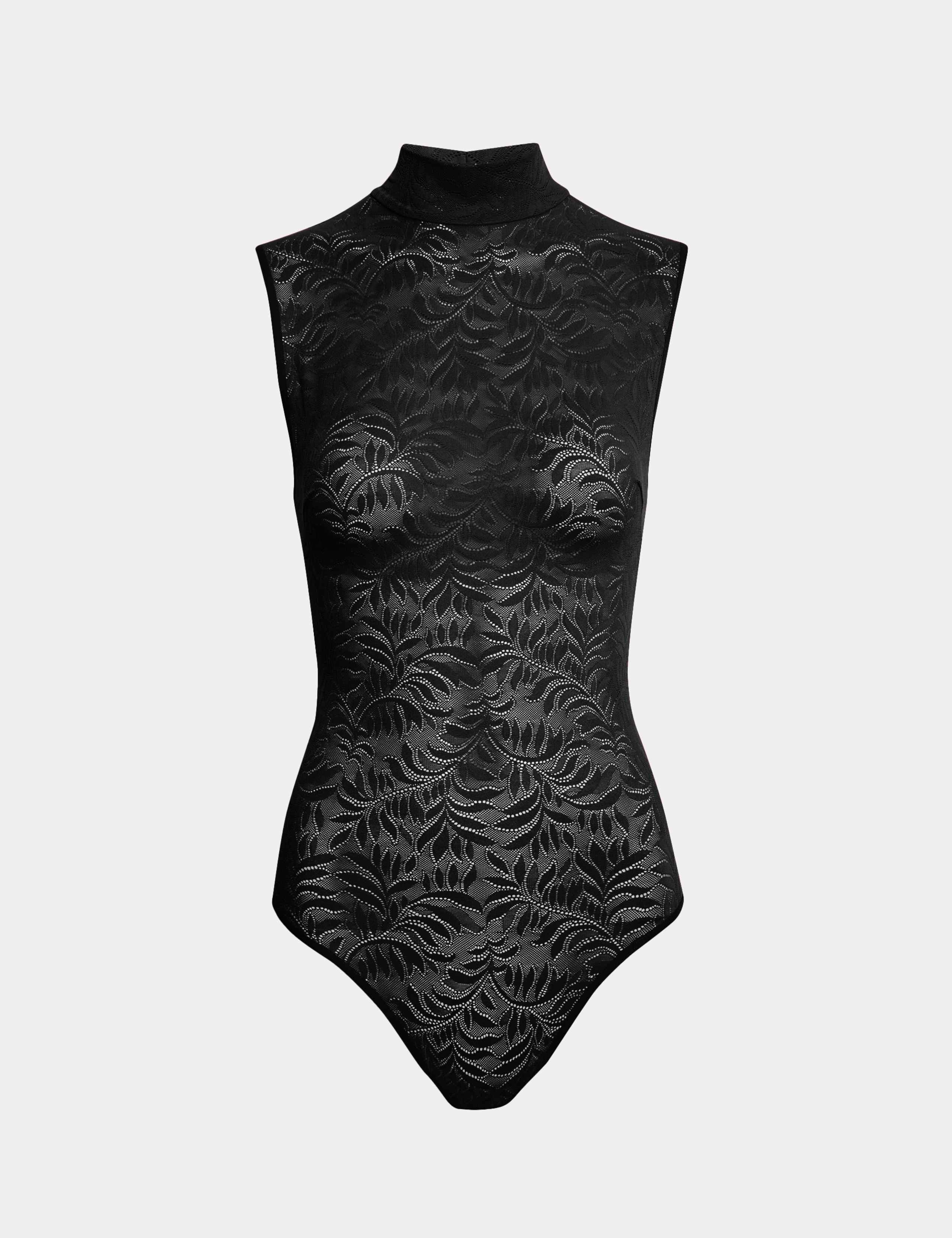 Flexifit™ Lace Sleeveless Turtle Neck Body 2 of 7