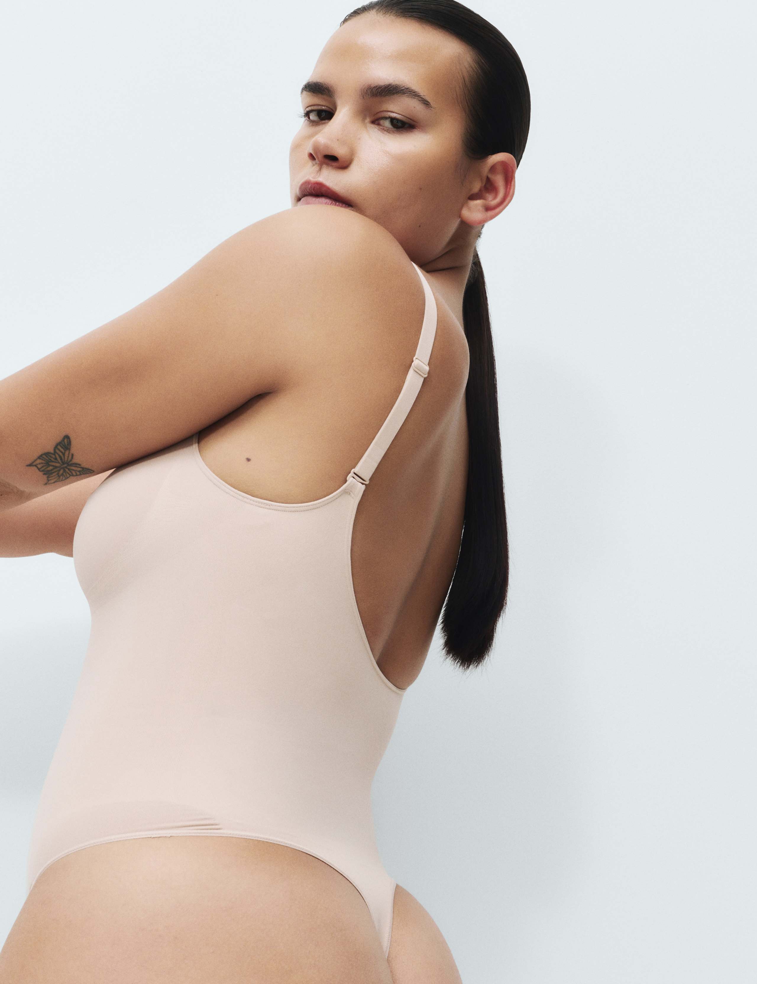 Body Sculpt Firm Control Seamless Thong Body 4 of 7