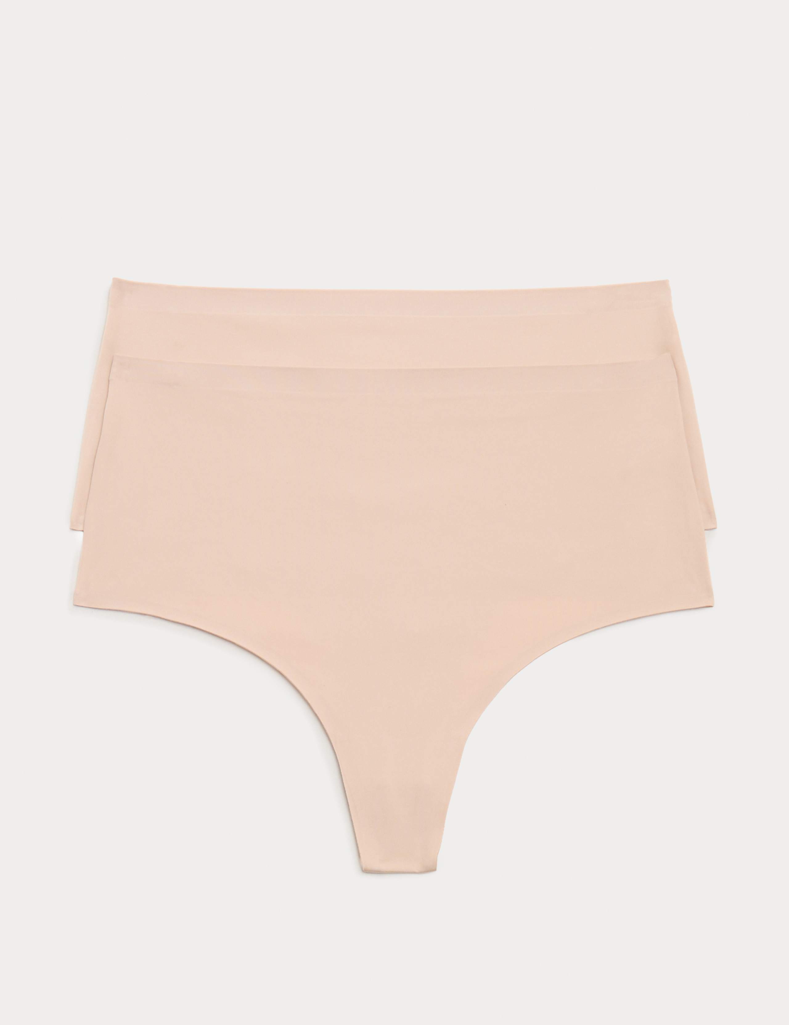 2 Pack Body Invisibles™ No VPL Shaping Thongs 1 of 5