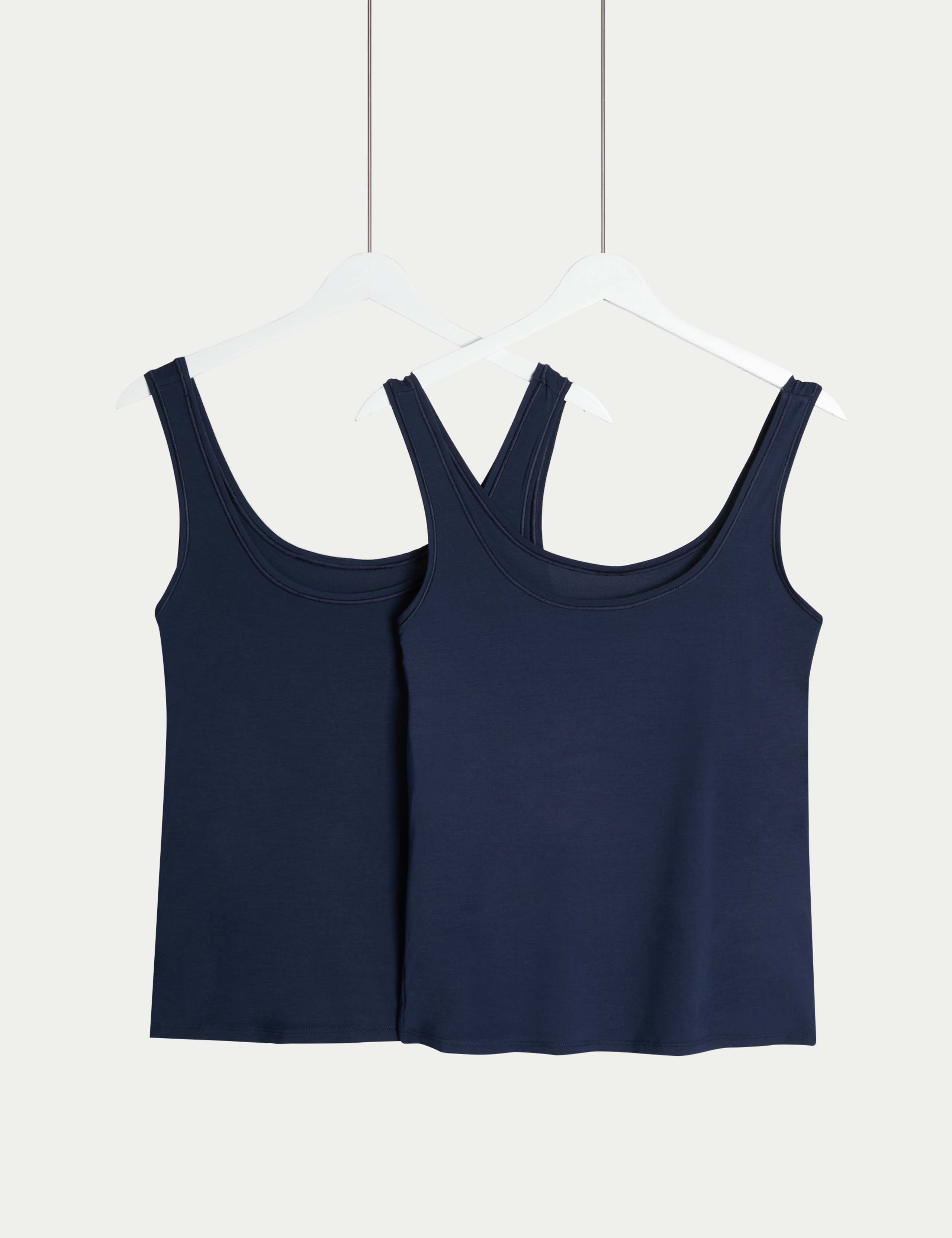 2pk Flexifit™ Modal Rich Vests 1 of 4