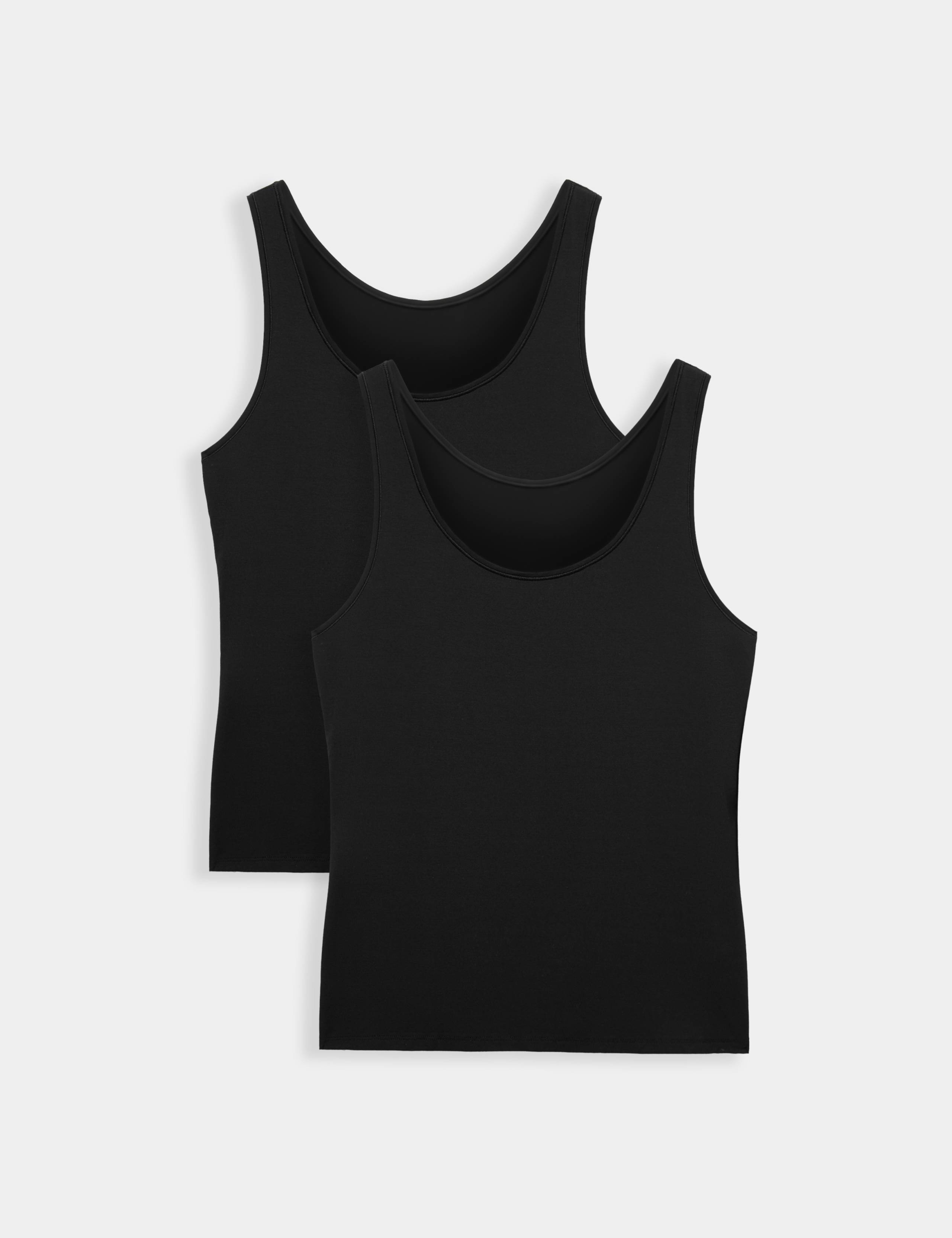 2 Pack Flexifit™ Modal Rich Vests 1 of 5