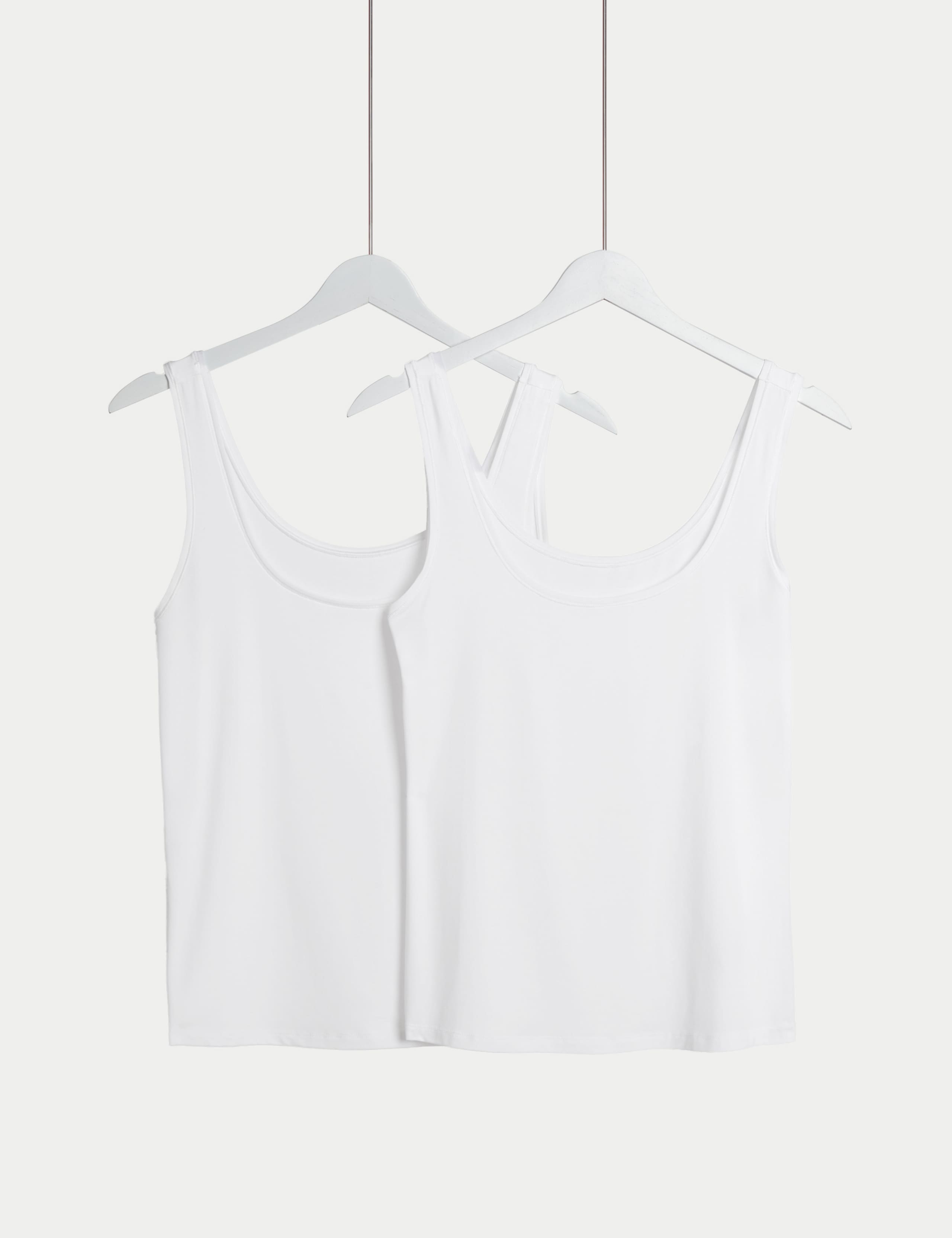 2pk Flexifit™ Modal Rich Vests 1 of 4