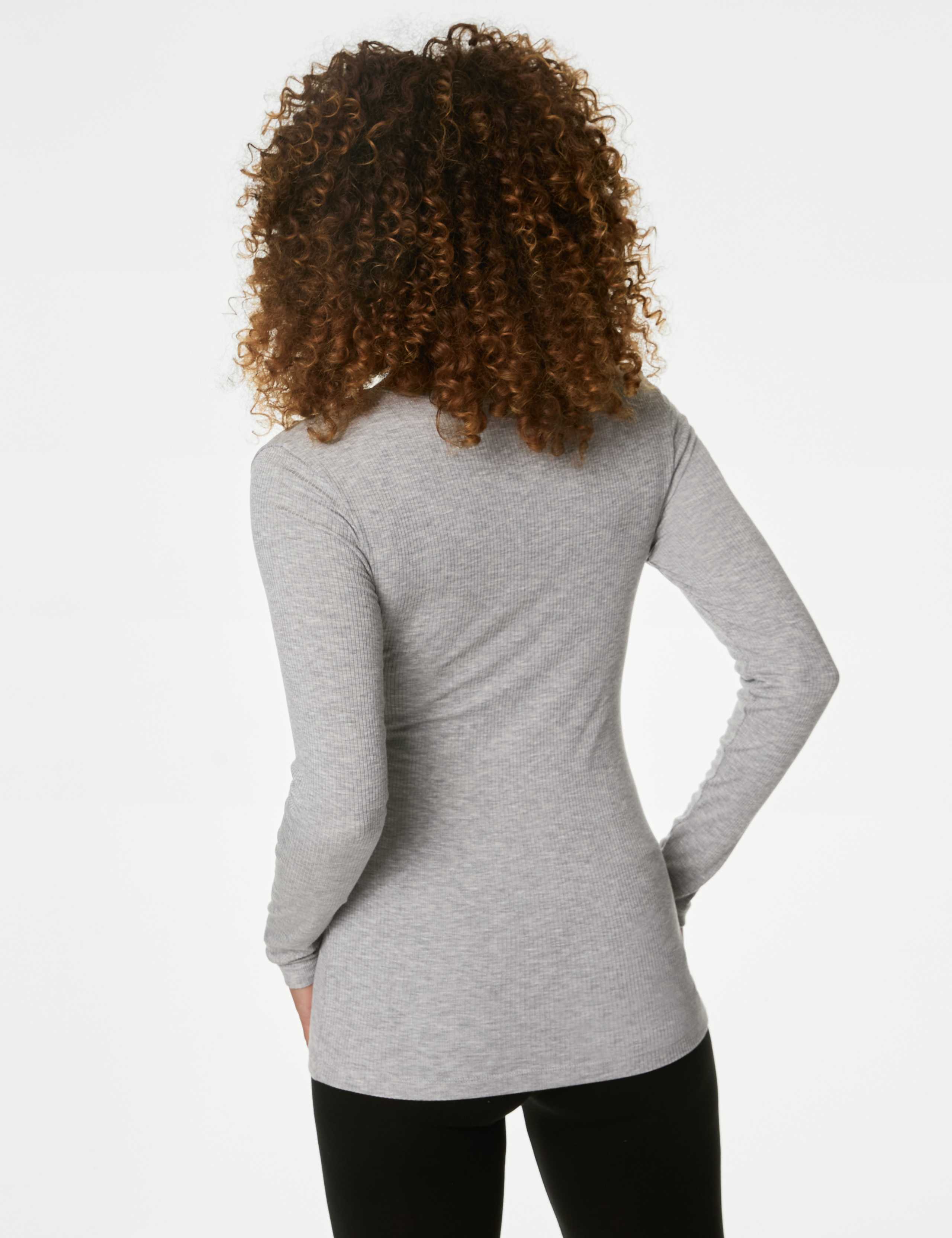 2pk Heatgen™ Thermal Ribbed Tops 4 of 5