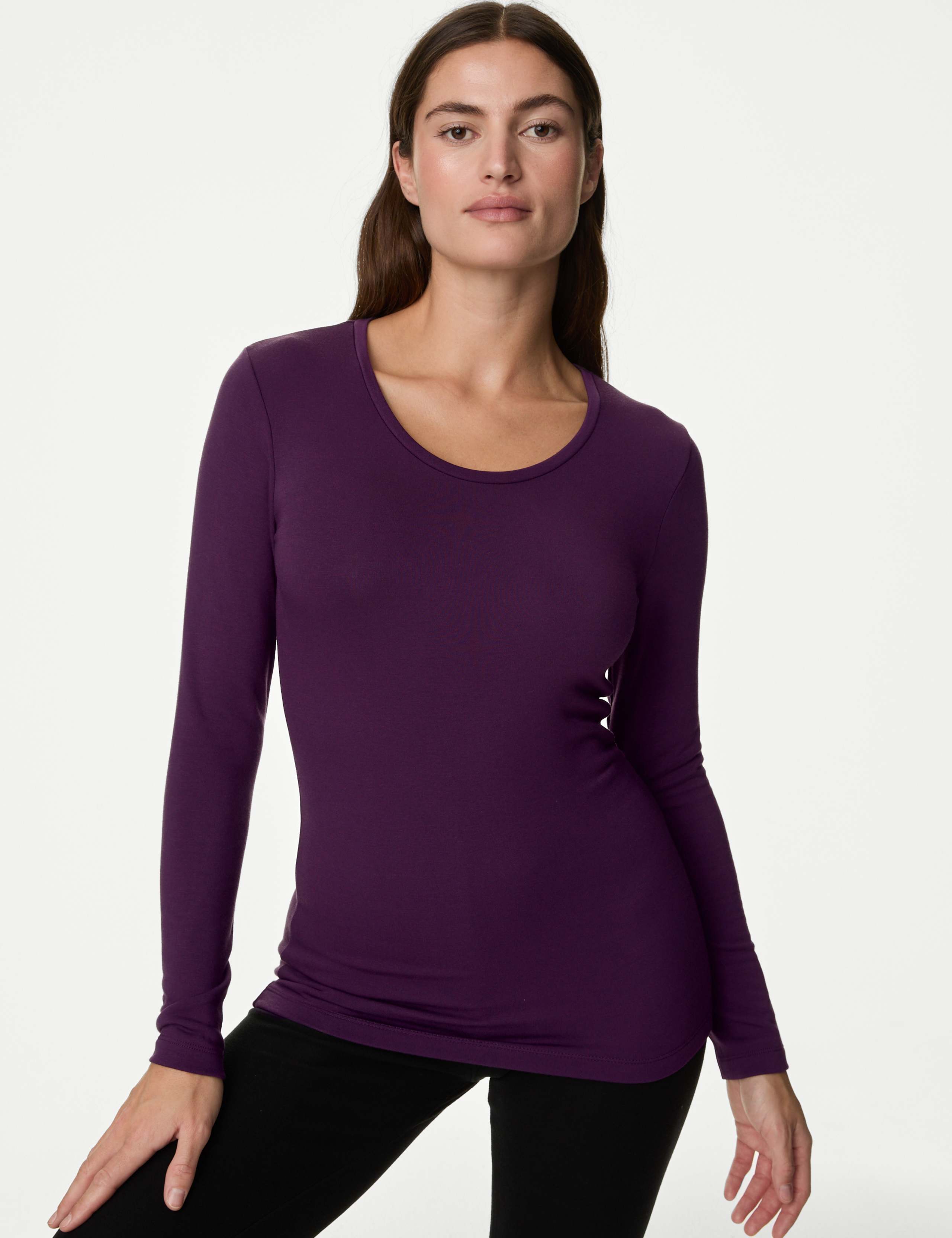 Heatgen™ Medium Thermal Scoop Neck Top 4 of 5