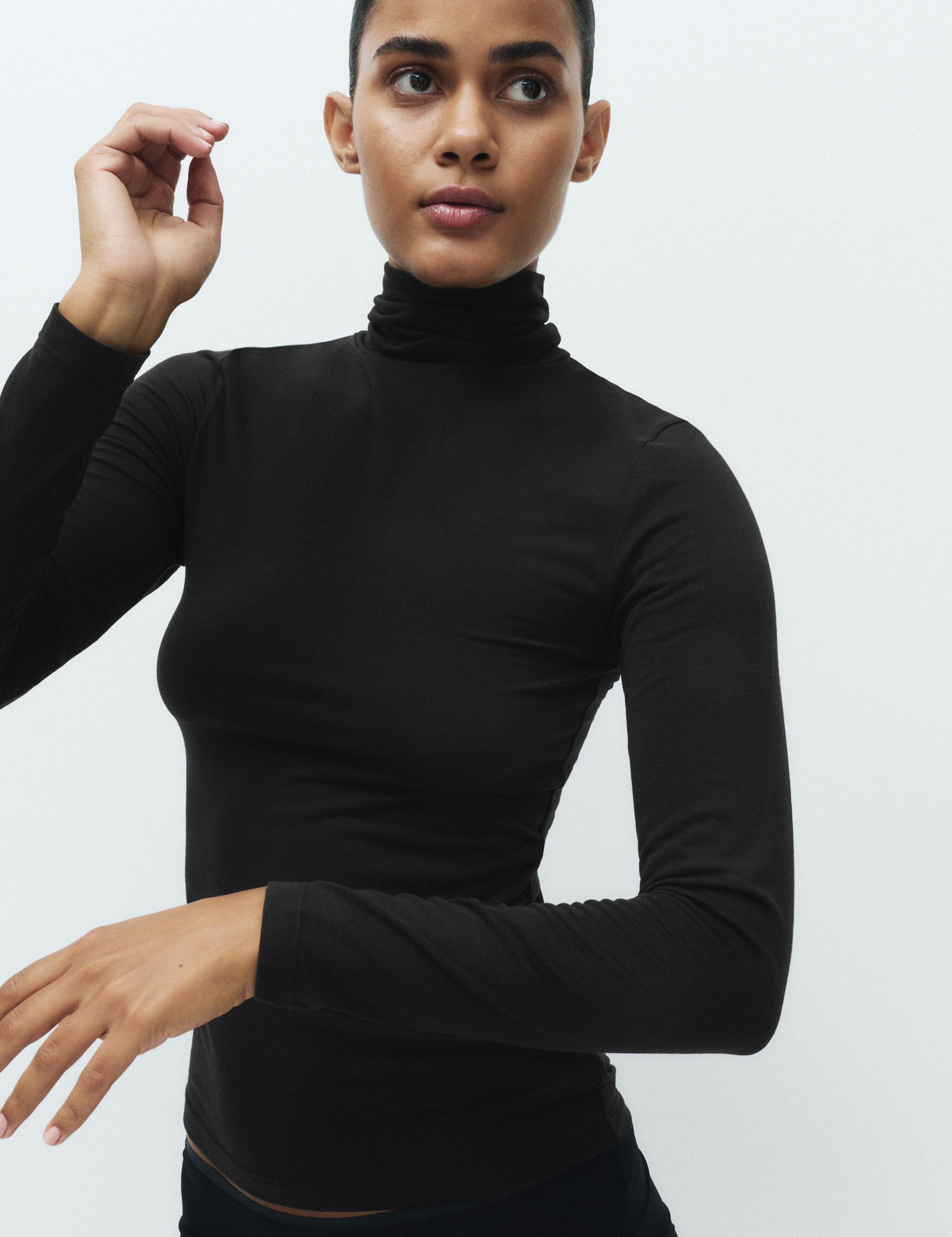2 Pack Heatgen™ Thermal Roll Neck Tops 2 of 5