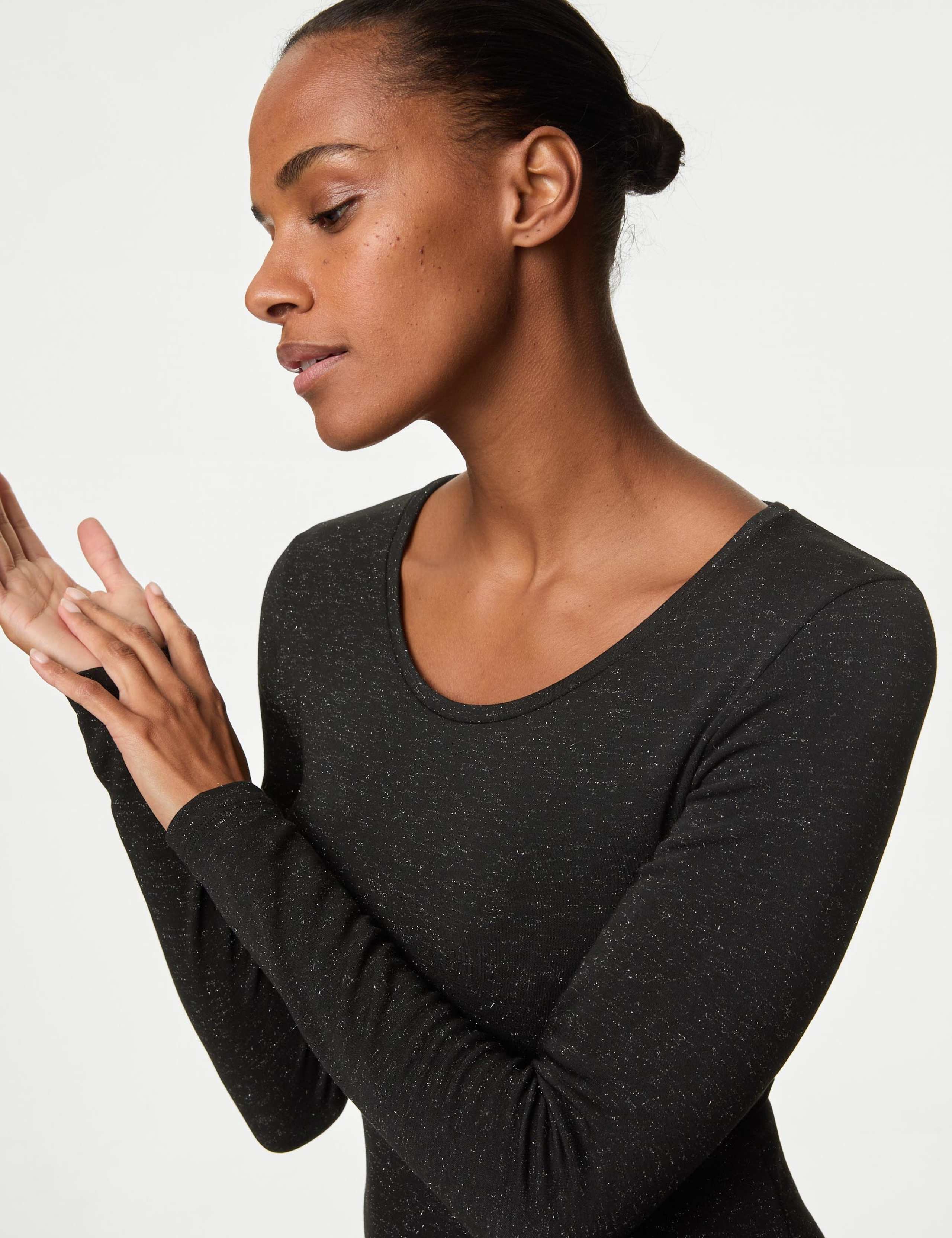 Heatgen™ Medium Thermal Long Sleeve Sparkle Top 1 of 5