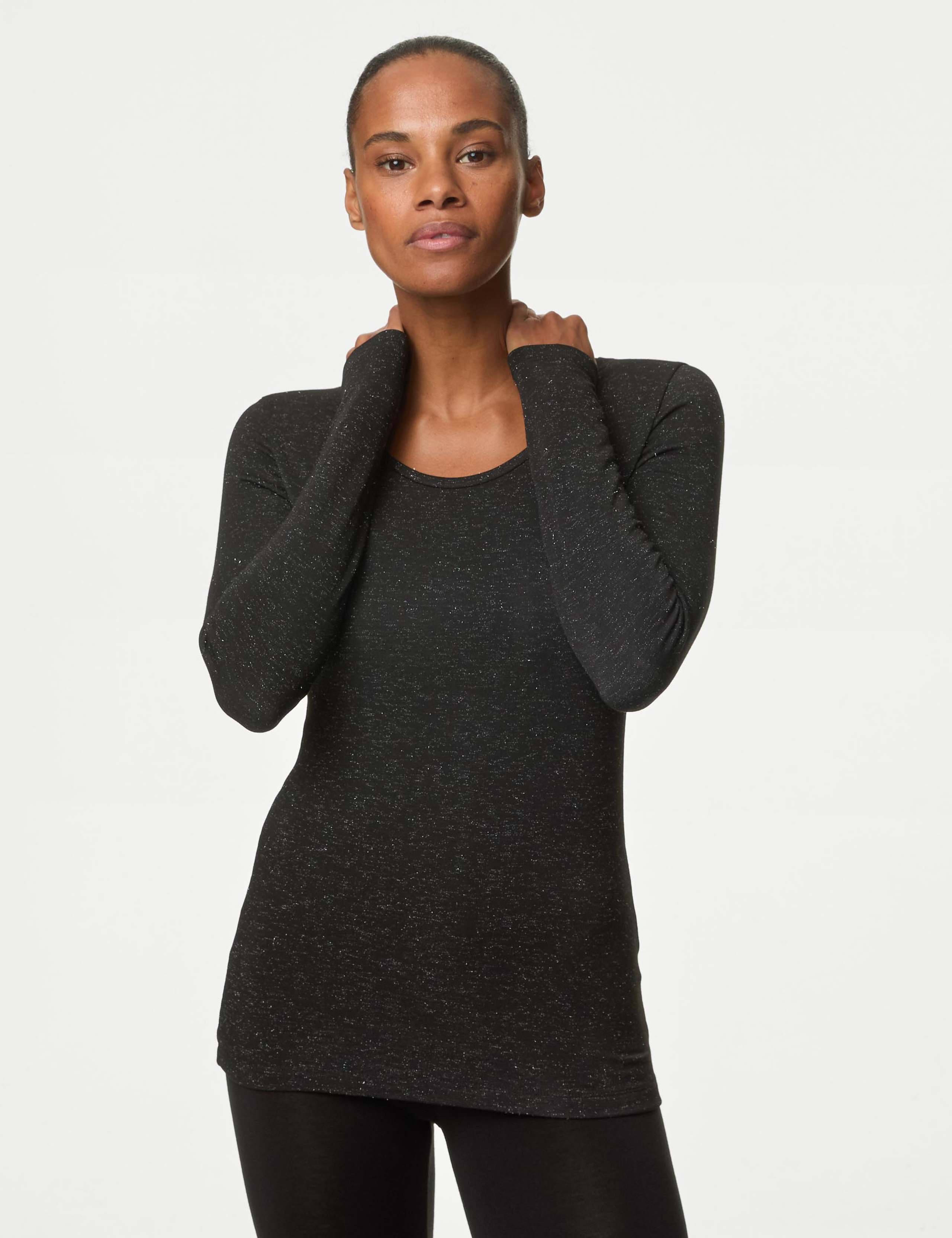 Heatgen™ Medium Thermal Long Sleeve Sparkle Top 3 of 5