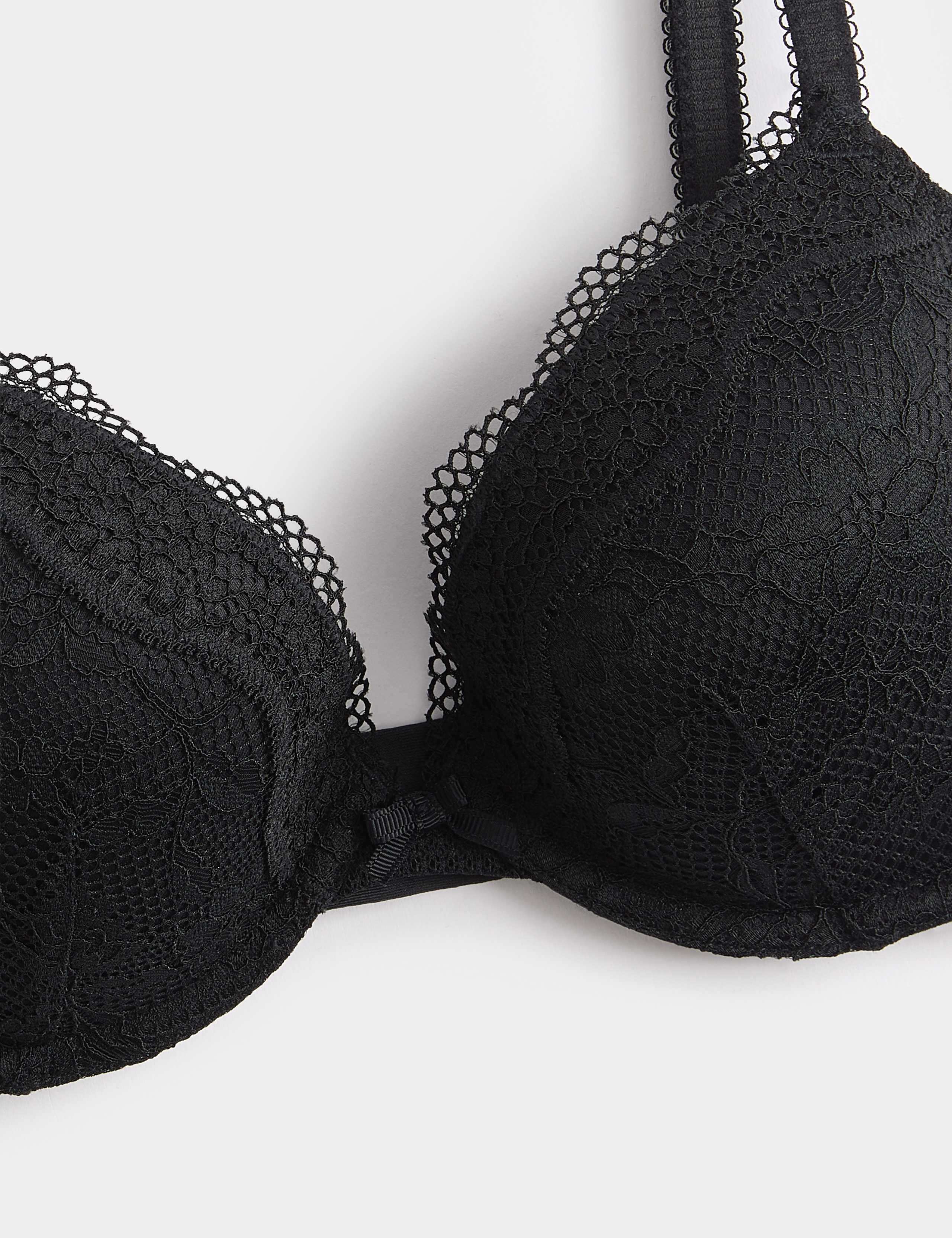 2 Pack Jasmine Lace Wired Plunge Bras (A-E) 2 of 3