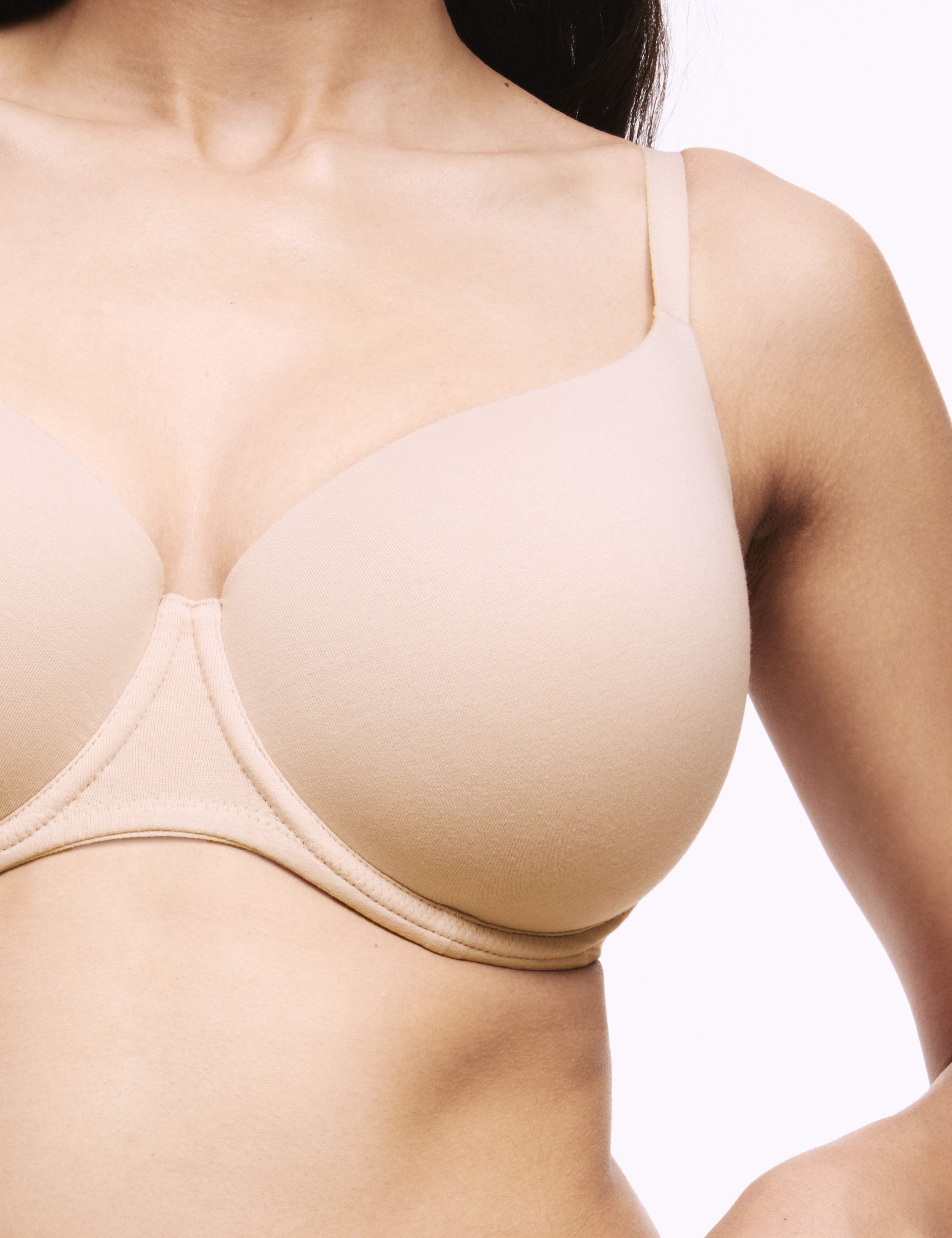 3pk Wired Full Cup T-Shirt Bras F+ 3 of 6